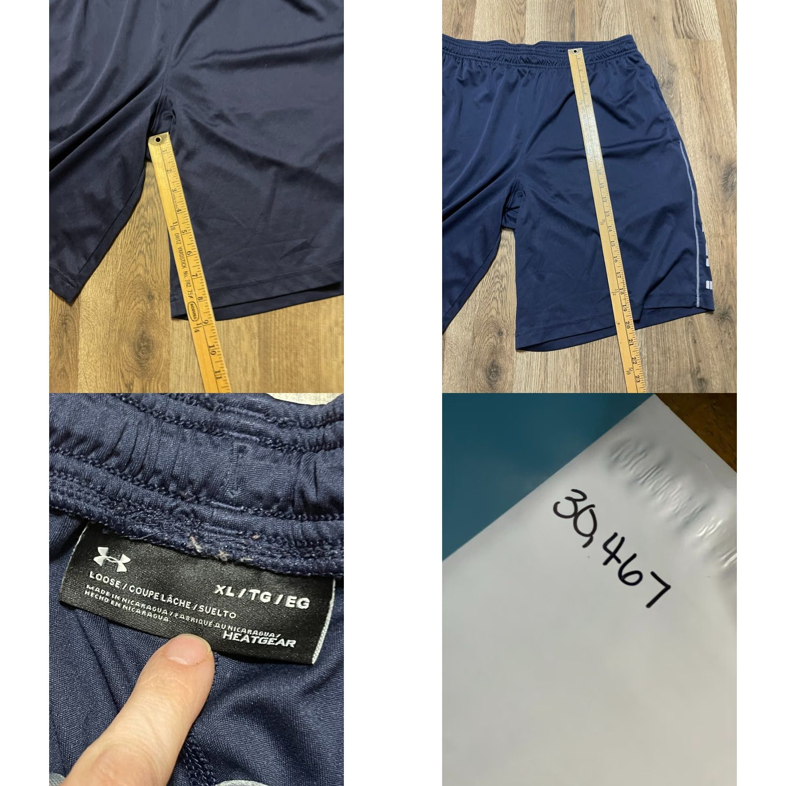 Under Armour Under armour Shorts Men's XL Blue Gray Pull On Basketball Shorts Size US 36 / EU 52 - 8 Thumbnail