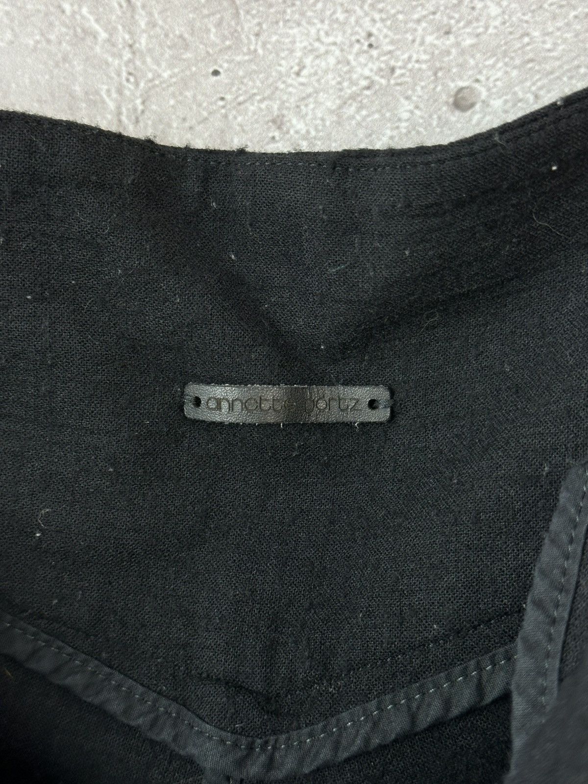 Annette Gortz Annette Gortz Black Cropped Zip Pocket Wool Women’s Pants Size 26" / US 2 / IT 38 - 7 Thumbnail