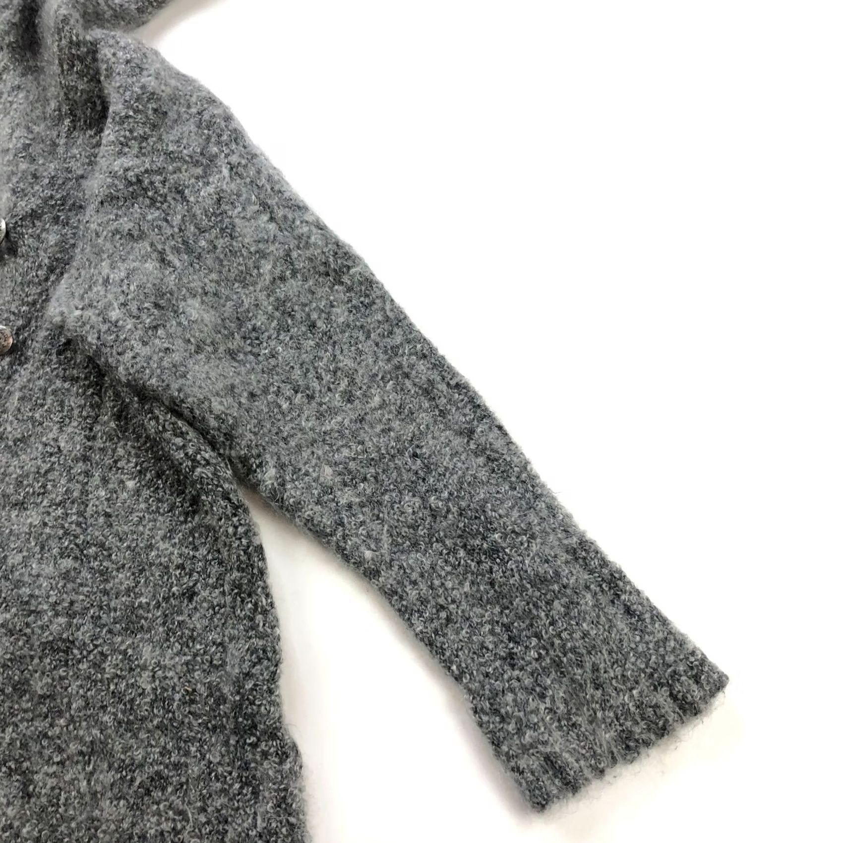 Escada Escada Sport Sweater Hoodie V-Neck Mohair Wool Made In Italy Gray Small Womens Pullover Casual, Classic, 90s? (adjusted) Size S / US 4 / IT 40 - 2 Thumbnail