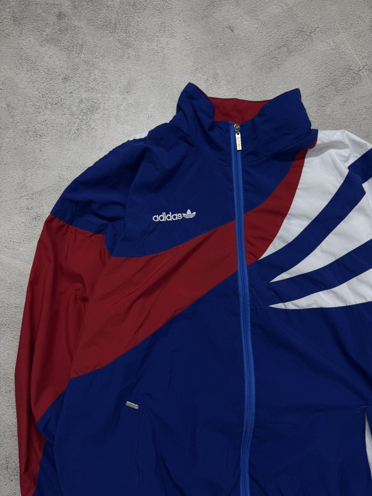 Adidas Vintage Y2k Adidas 💙 Nylon Logo Jacket 90’s Size US XL / EU 56 / 4 - 6 Thumbnail
