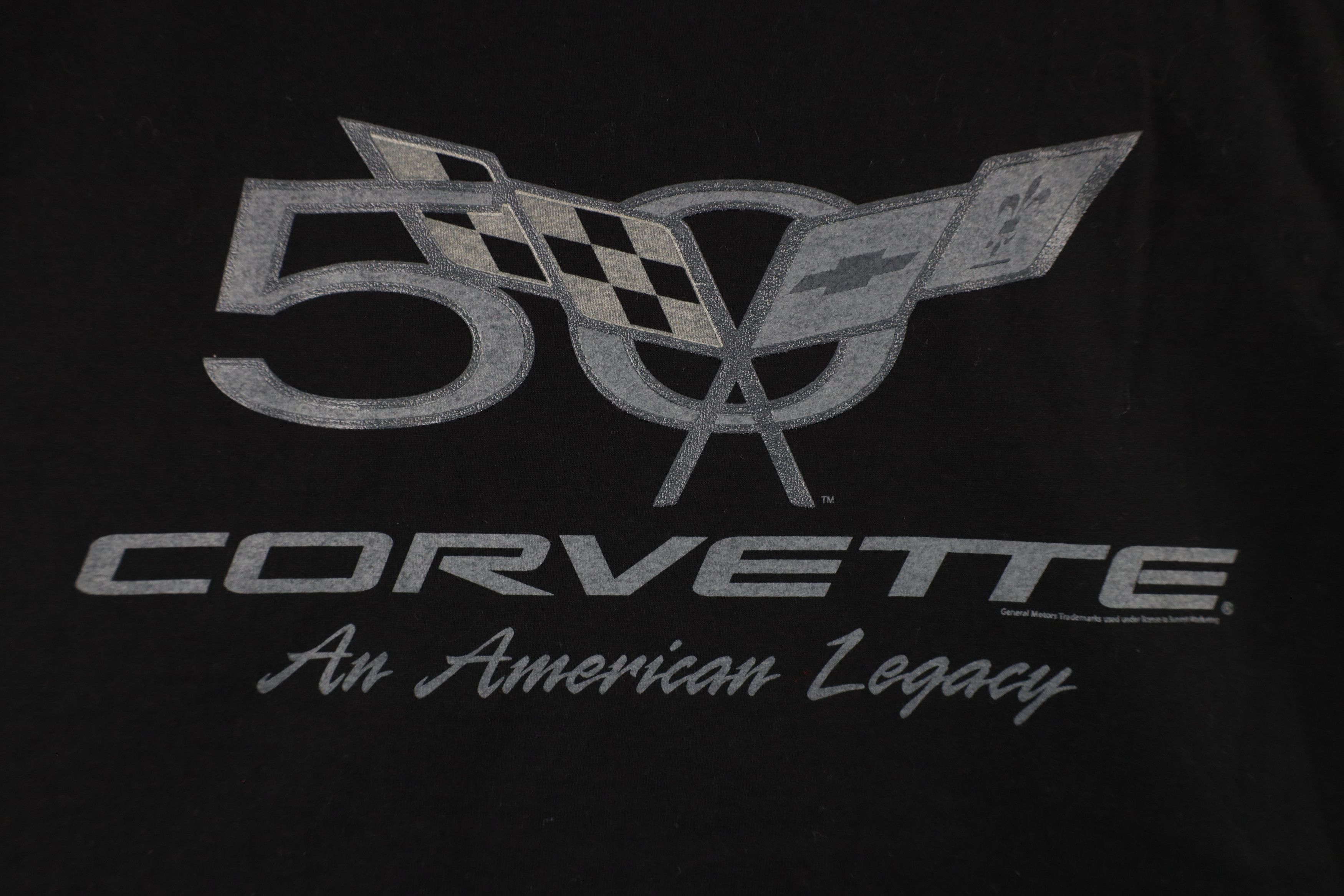 Vintage Vintage Y2K 2003 50th Anniversary Corvette Racing T-Shirt Size US XL / EU 56 / 4 - 4 Thumbnail