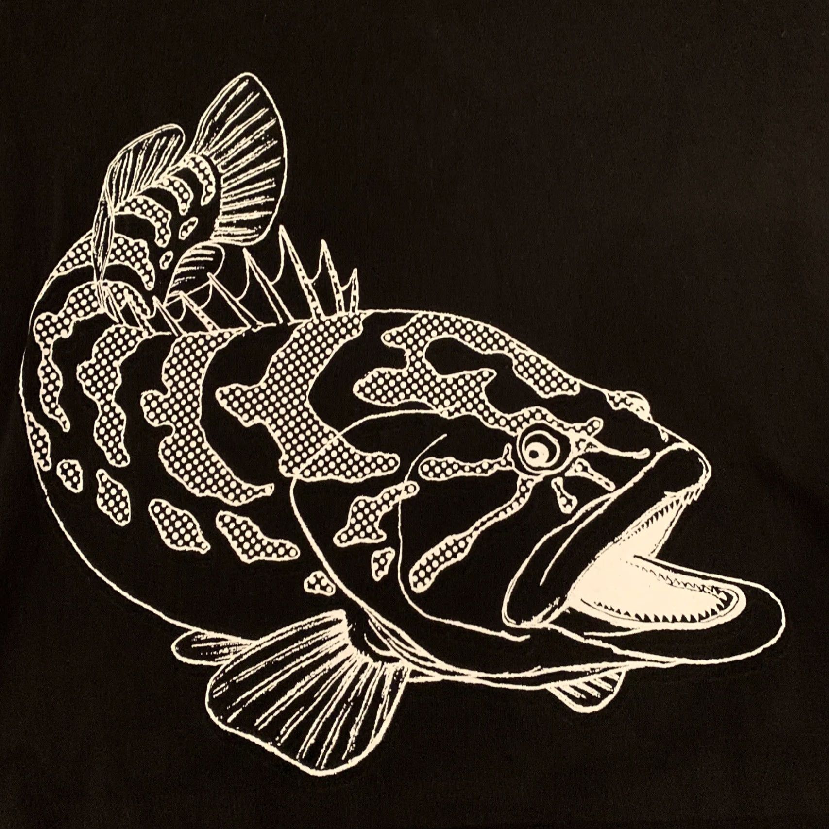 Born VINTAGE Tica Fishing T-Shirt Adult Medium Black Born to Perform Fish Mens NWT Size US M / EU 48-50 / 2 - 2 Thumbnail
