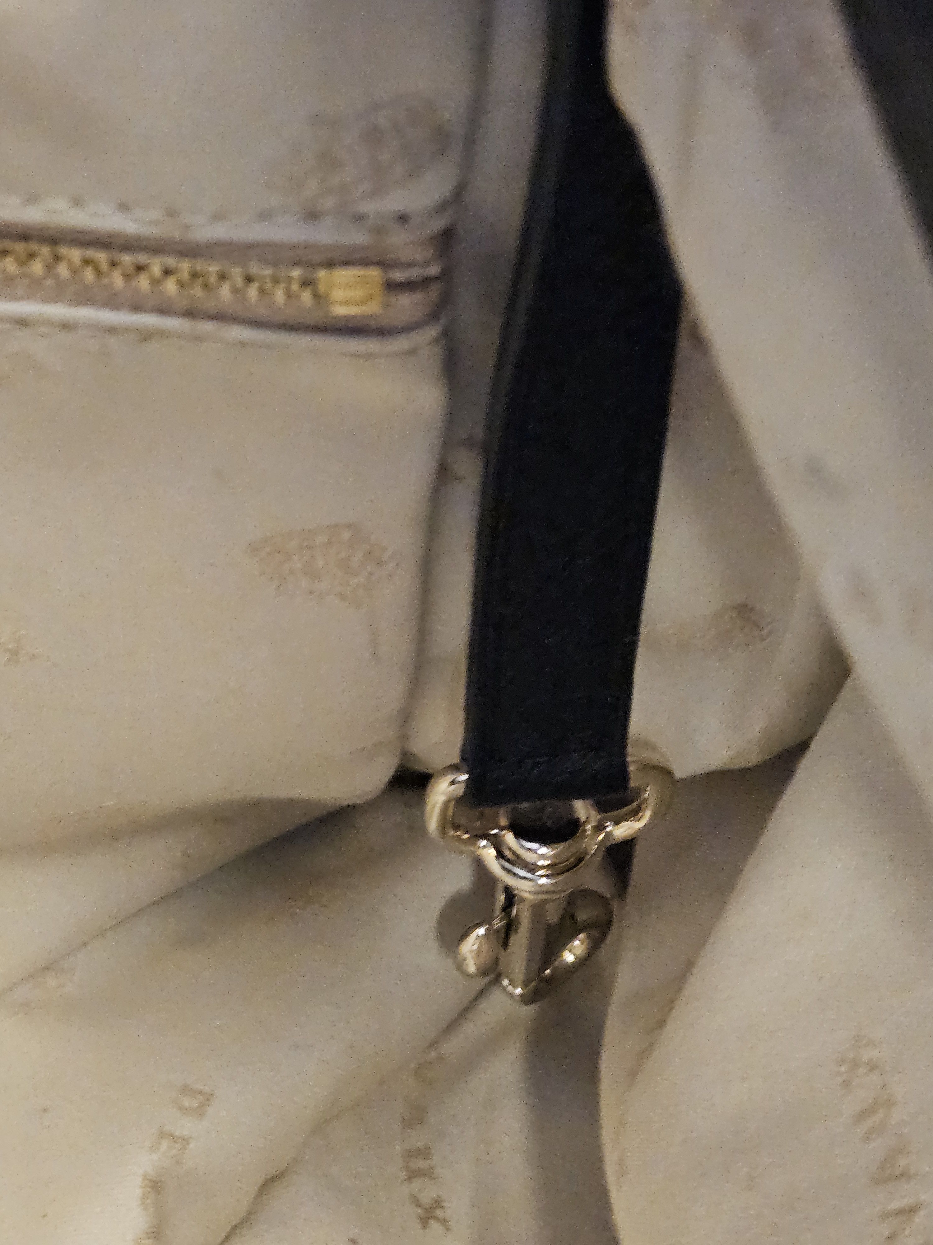 Delvaux DELVAUX Louise PM Black Grained Leather Shoulder Bag Size ONE SIZE - 10 Thumbnail