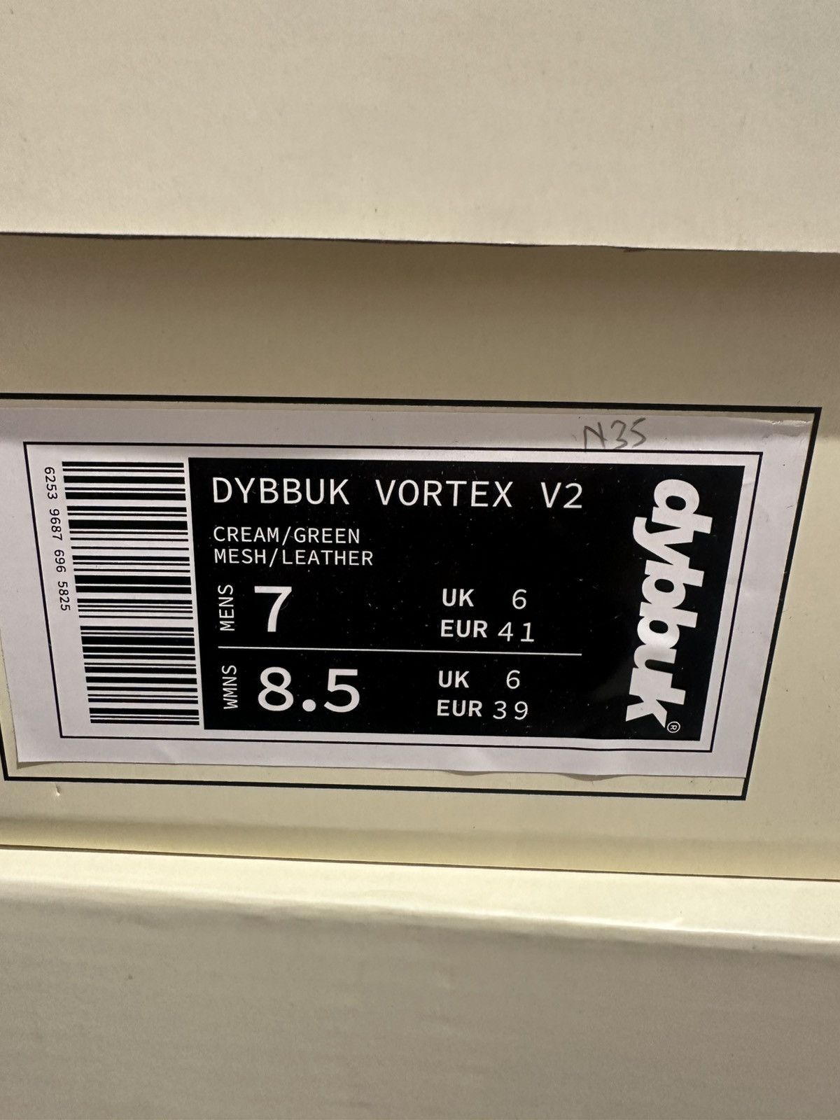 Dybbuk DYBBUK - Vortex v2 Green/Cream Size US 7 / EU 40 - 7 Thumbnail