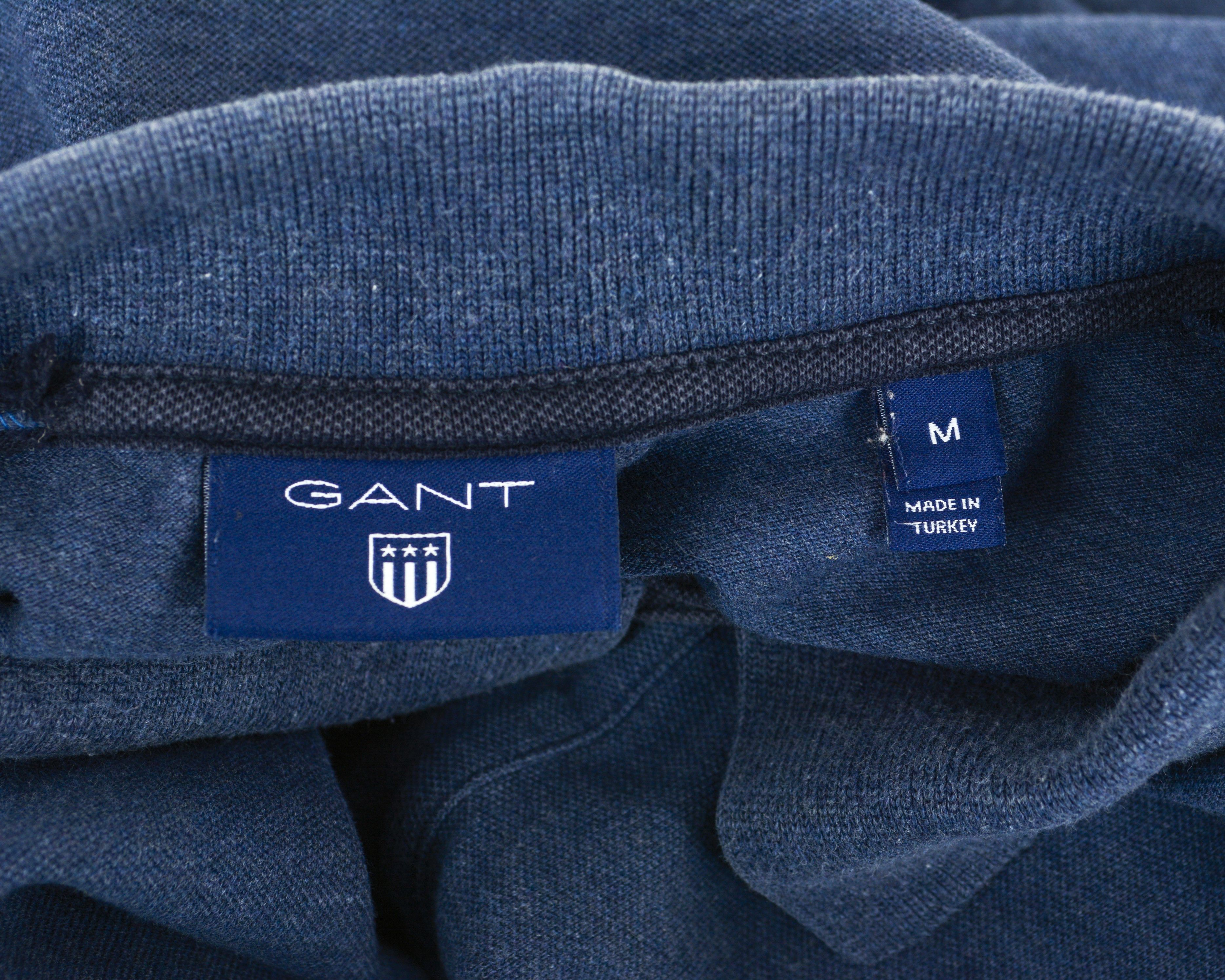 Gant Long Sleeved M Polo Shirt Rugby Pullover Blue Casual Top Size US M / EU 48-50 / 2 - 5 Thumbnail