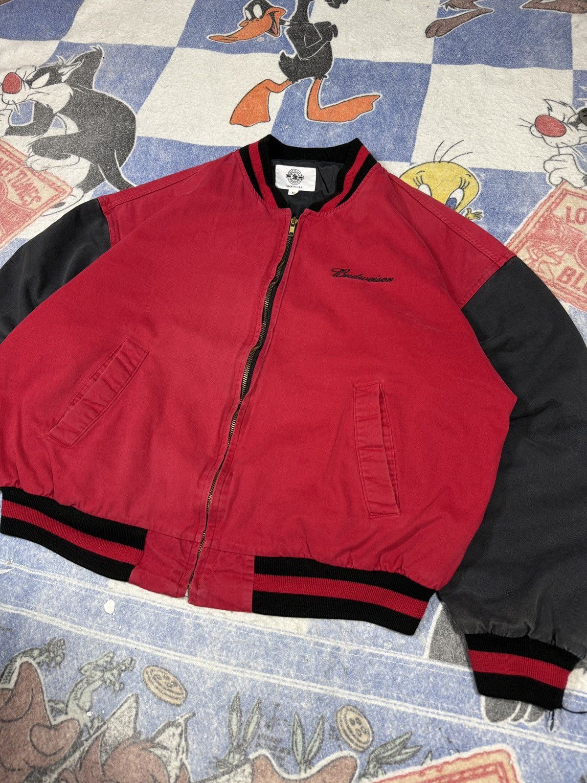 Budweiser Vintage Budweiser bomber jacket Size US XL / EU 56 / 4 - 2 Thumbnail