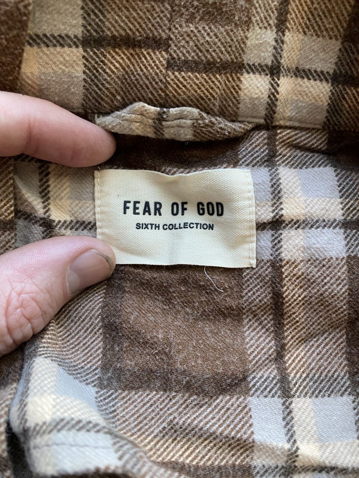 Fear of God Fear of God Brown Plaid Belted Robe Size Large Size US L / EU 52-54 / 3 - 2 Thumbnail