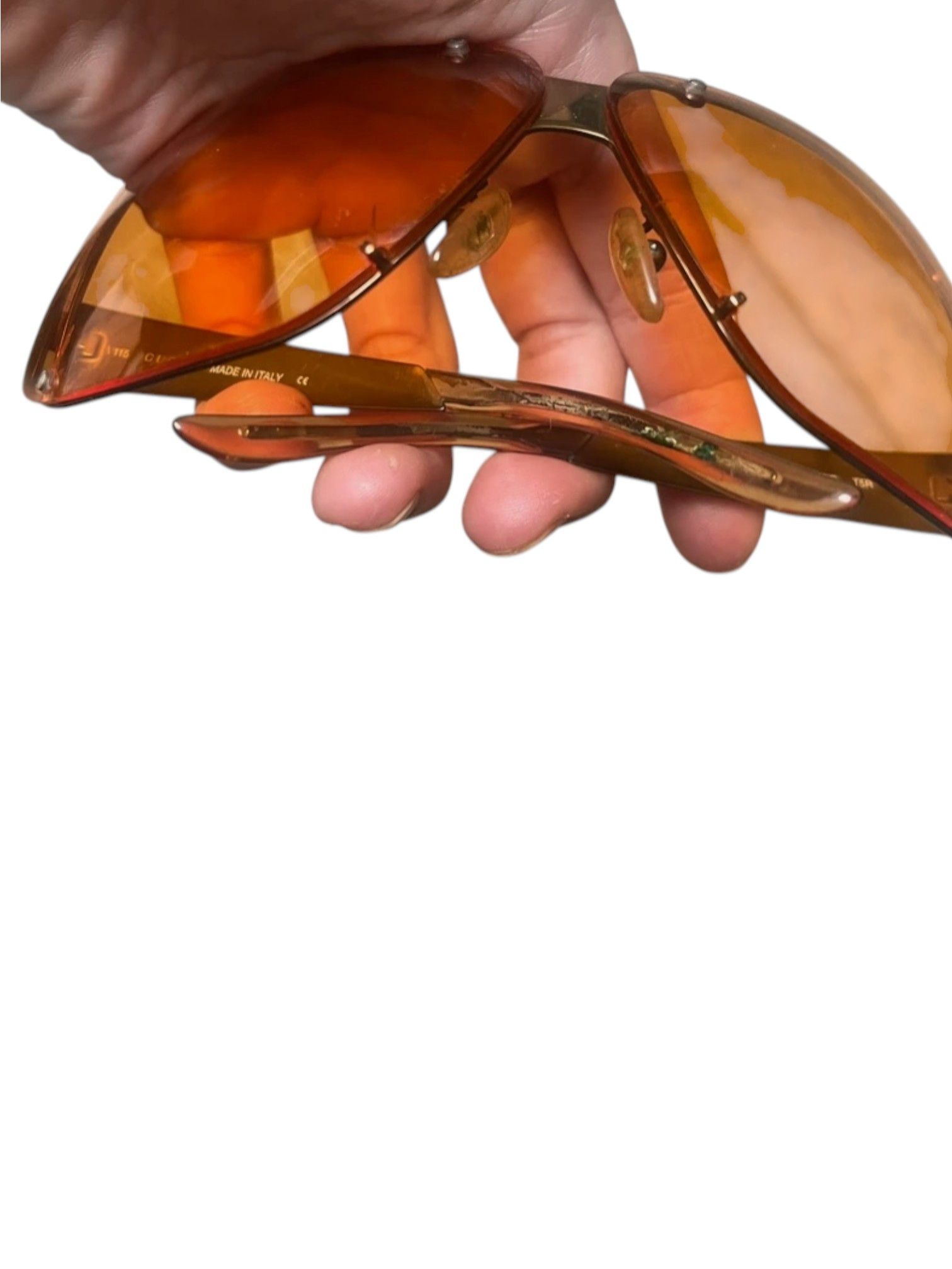 Gucci Gucci GG 1652/S Amber Shield Sunglasses Size ONE SIZE - 7 Thumbnail