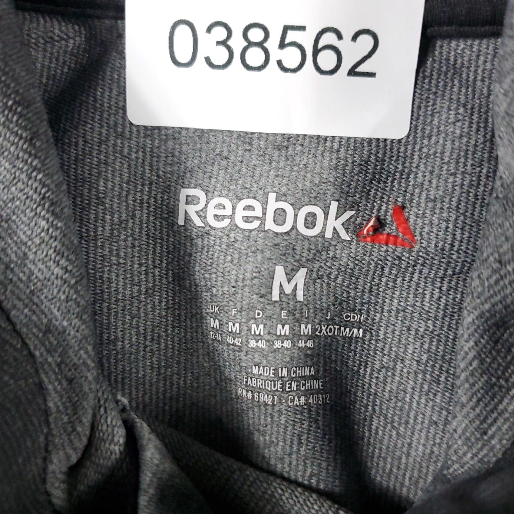 Reebok Reebok Hoodie Womens Medium Gray Sleeveless Pullover Activewear Sports Size M / US 6-8 / IT 42-44 - 8 Thumbnail