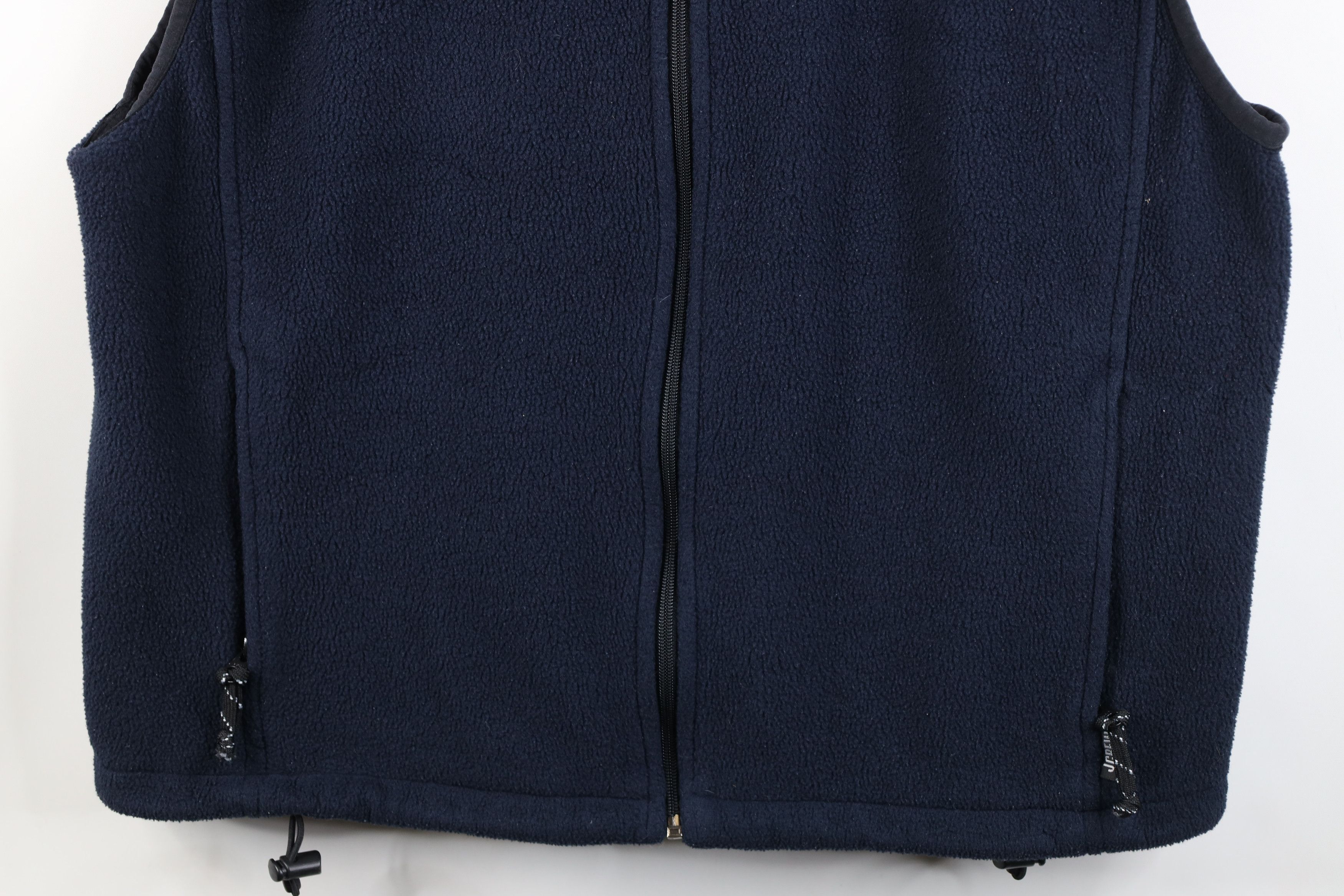 J.Crew Vintage 90s J Crew Polartec Fleece Vest Jacket Navy Blue USA Size US XL / EU 56 / 4 - 3 Thumbnail