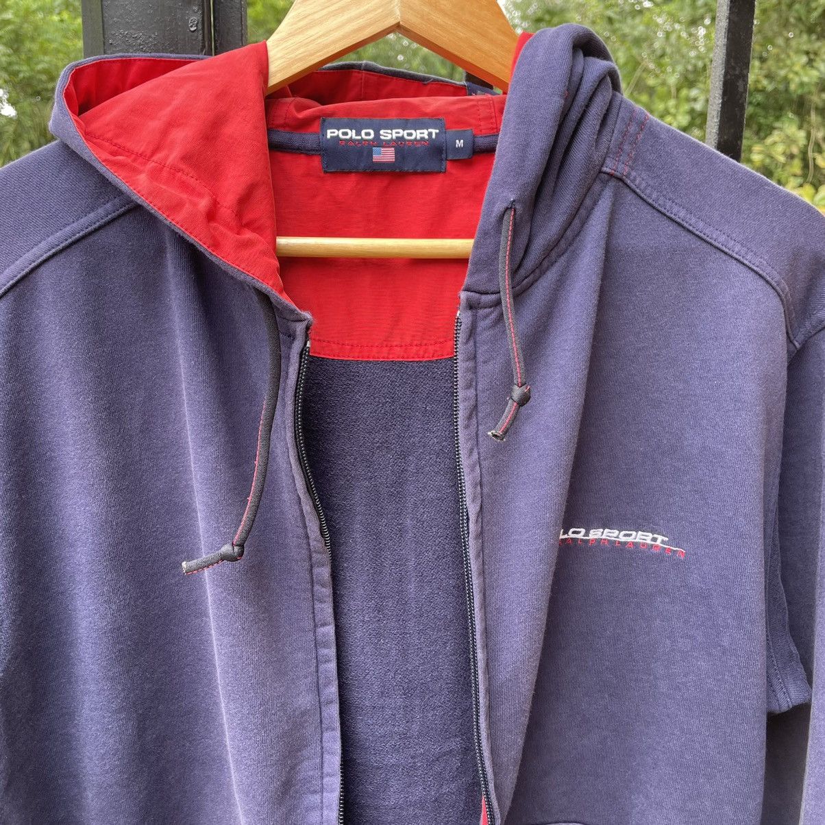 Polo Ralph Lauren 🔥Vintage Polo Sport Ralph Lauren Full Zipper Sweater Hoodie Size US M / EU 48-50 / 2 - 12 Thumbnail