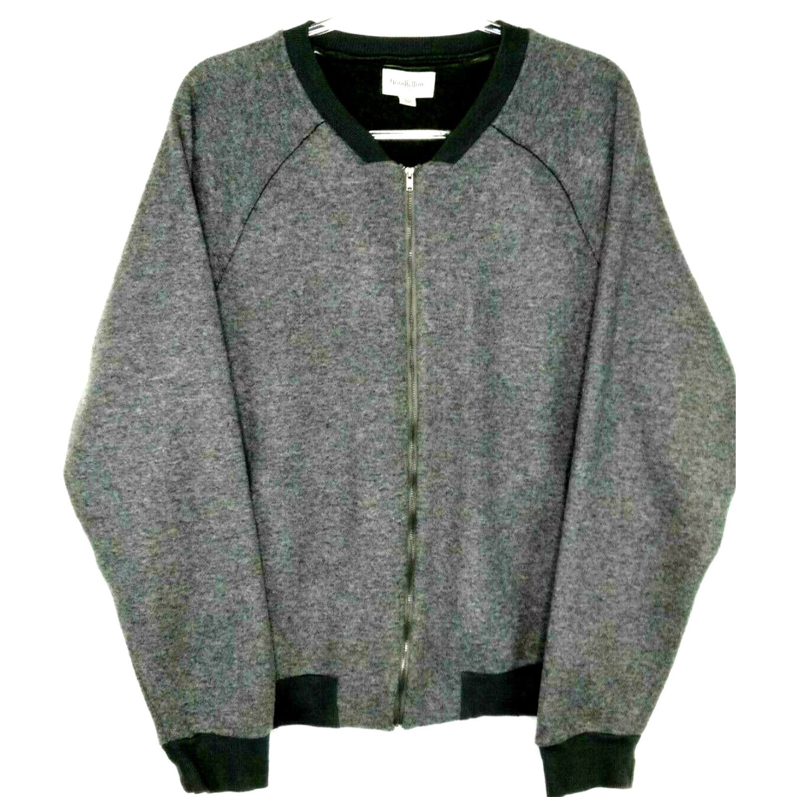 Vintage Goodiellow & Co Mens Jacket Coat Bomber Zip Pockets Gray XL Long Sleeve Outdoor Work Tightening? (adjusted) Size US XL / EU 56 / 4 - 2 Thumbnail