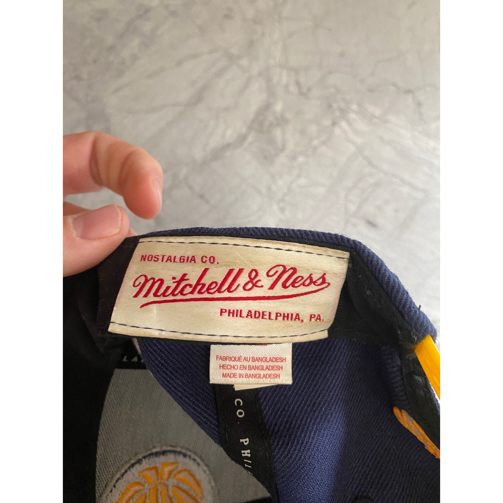 Mitchell & Ness Indiana Pacers Mitchell & Ness NBA Basketball Snapback Hat Size ONE SIZE - 7 Thumbnail
