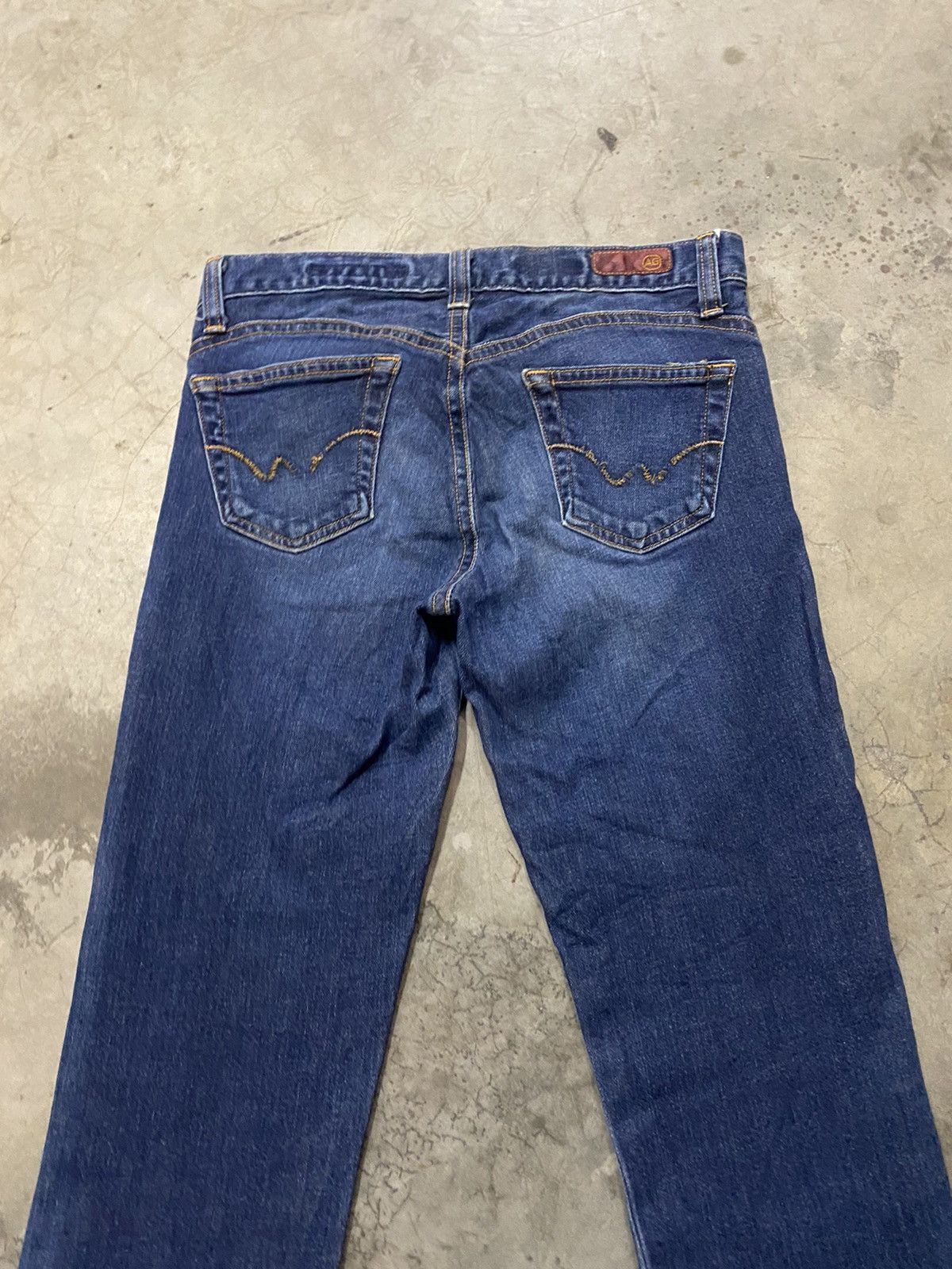 AG Adriano Goldschmied × Vintage Flare Jeans Vintage AG Adriano Goldschmied Made in Usa Size 27" / US 4 / IT 40 - 10 Thumbnail