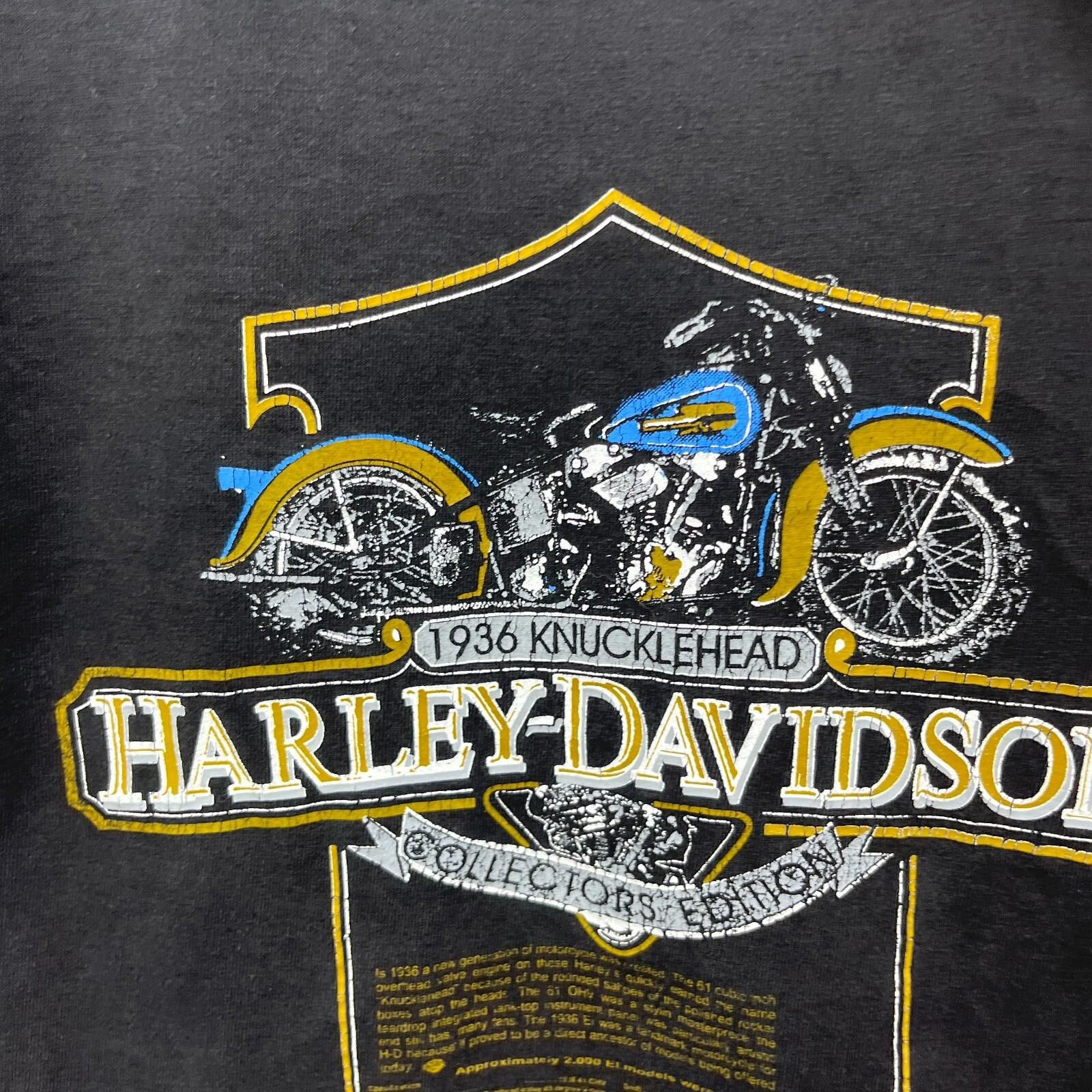 Harley Davidson Vintage Harley-Davidson Faded Mexico Motorcycle Shirt Large Size US L / EU 52-54 / 3 - 10 Thumbnail