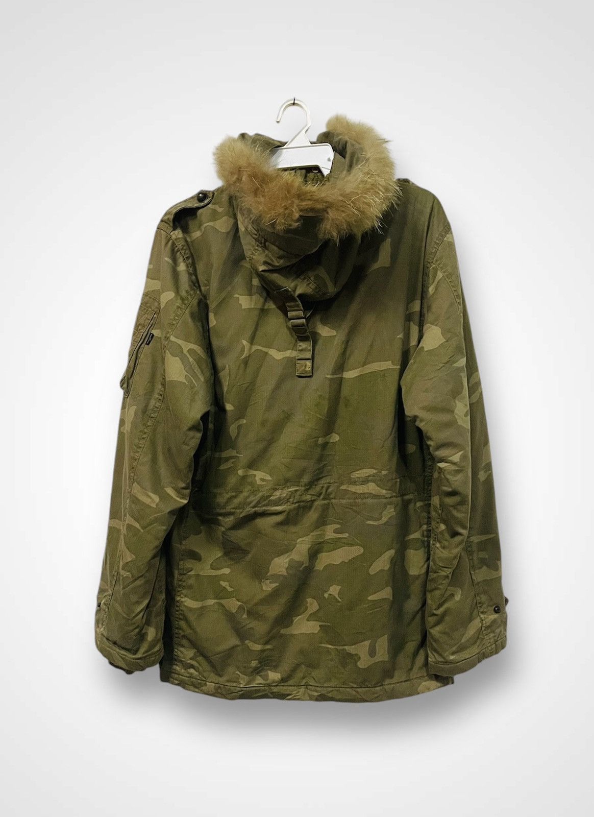 Japanese Brand Kissmark Camo Design Parka Jacket Size US L / EU 52-54 / 3 - 2 Thumbnail
