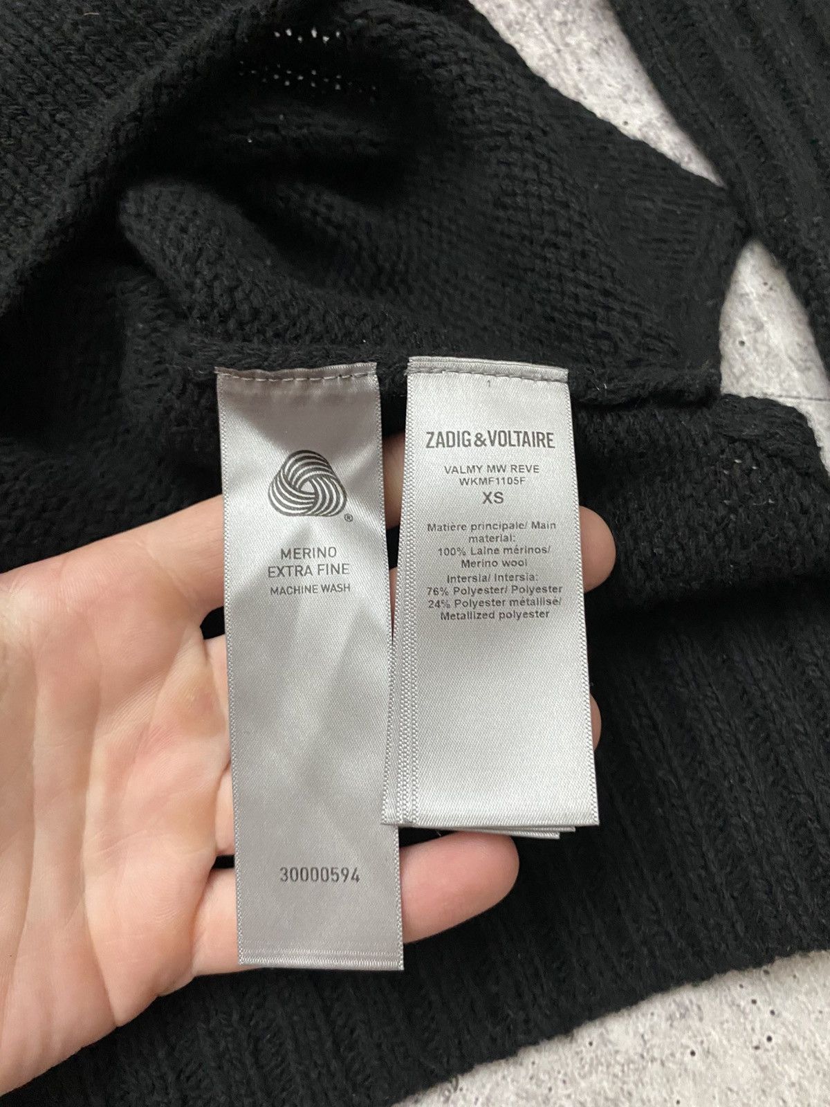 Zadig & Voltaire ZADIG&VOLTAIRE WOOL SWEATER Size XS / US 0-2 / IT 36-38 - 10 Thumbnail