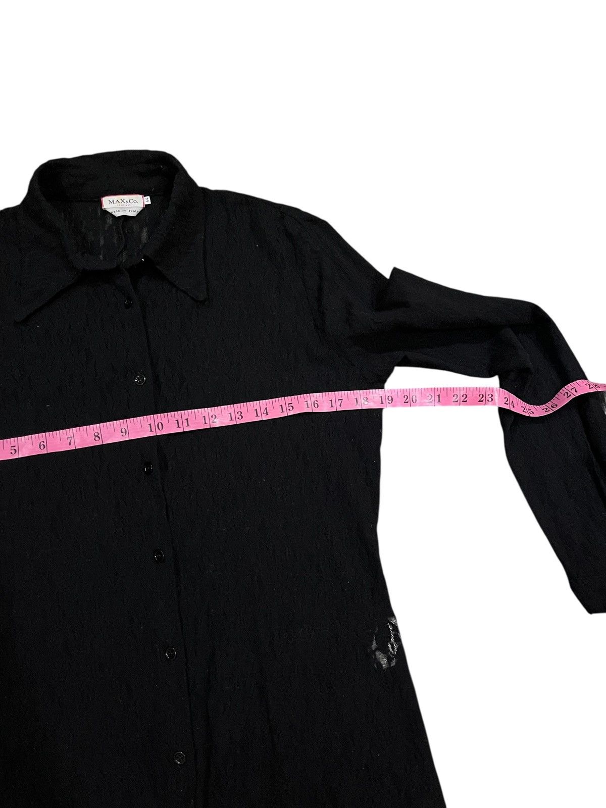 Other MAX&CO SHIRT BUTTON UP BLACK Size M / US 6-8 / IT 42-44 - 13 Thumbnail