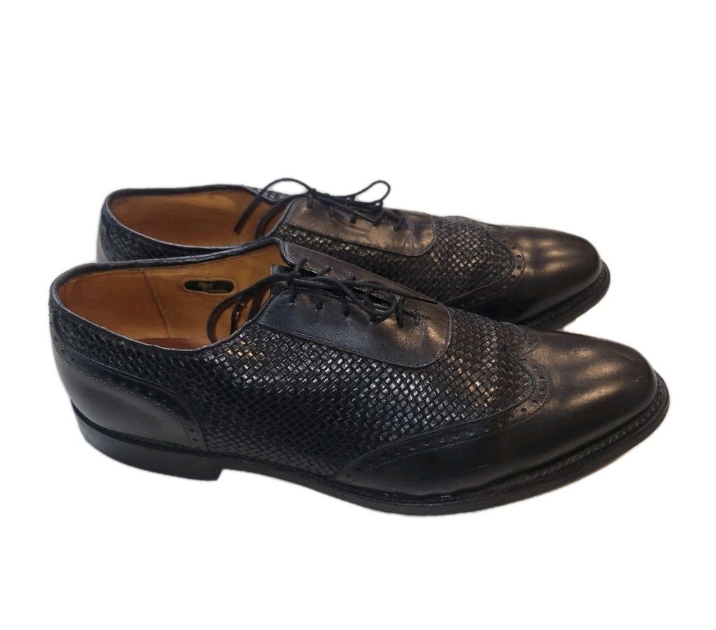 Allen Edmonds ALLEN EDMONDS Hampstead Men's Black Lace-Up Genuine Leather Size US 12 / EU 45 - 4 Thumbnail