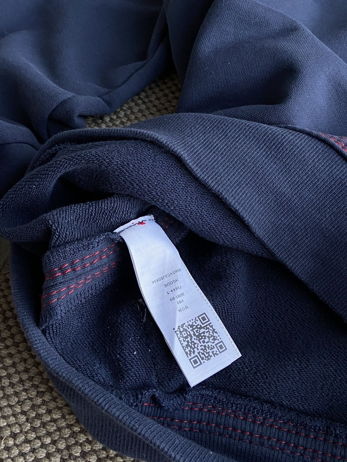 True Religion × Vintage Vintage Y2K True Religion Thick Stitching Navy Zip Hoodie Size US S / EU 44-46 / 1 - 4 Thumbnail