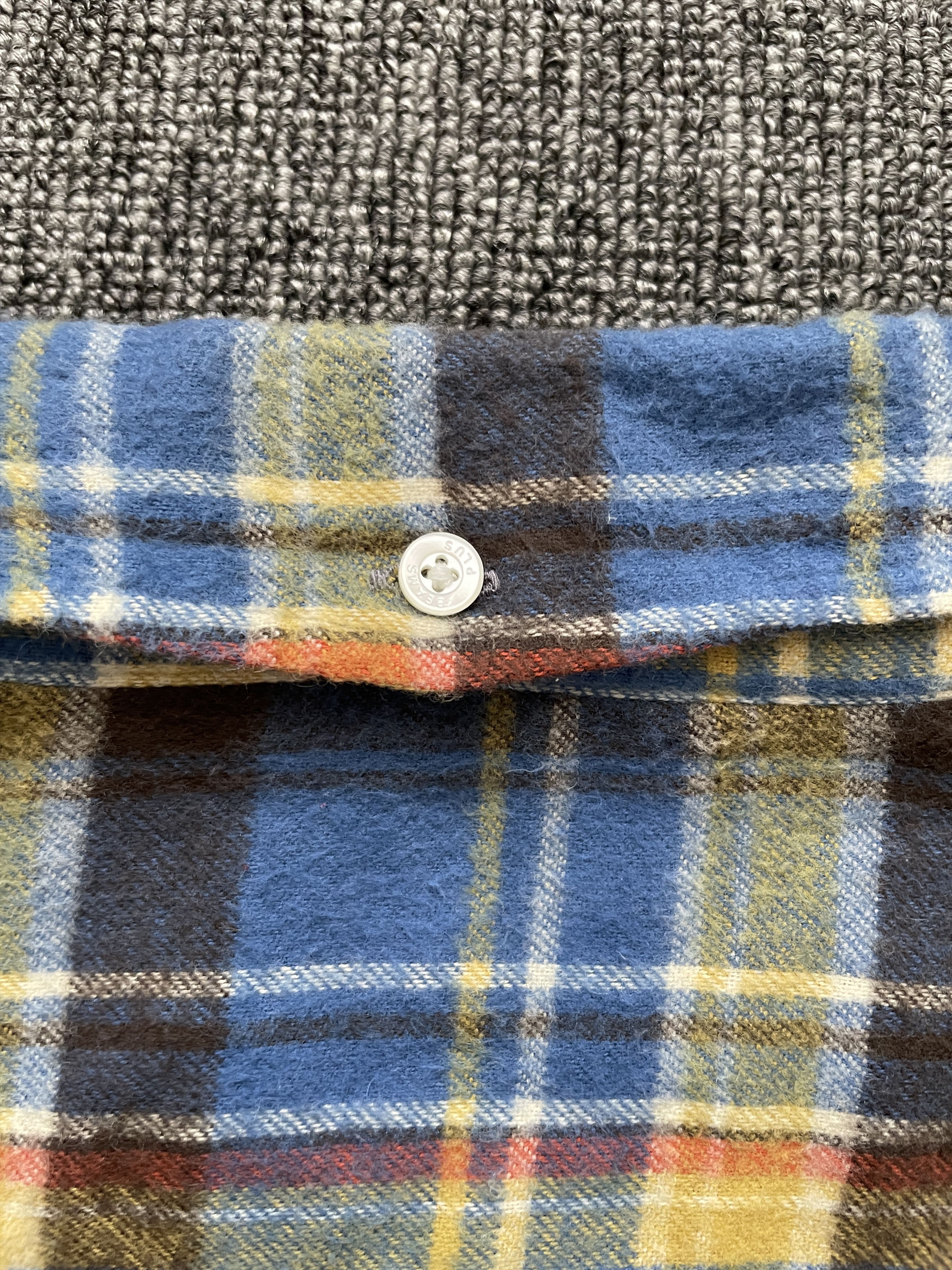 Beams Plus Beams Plus Brushed Flannel Check Button Down Shirt Size US M / EU 48-50 / 2 - 9 Thumbnail