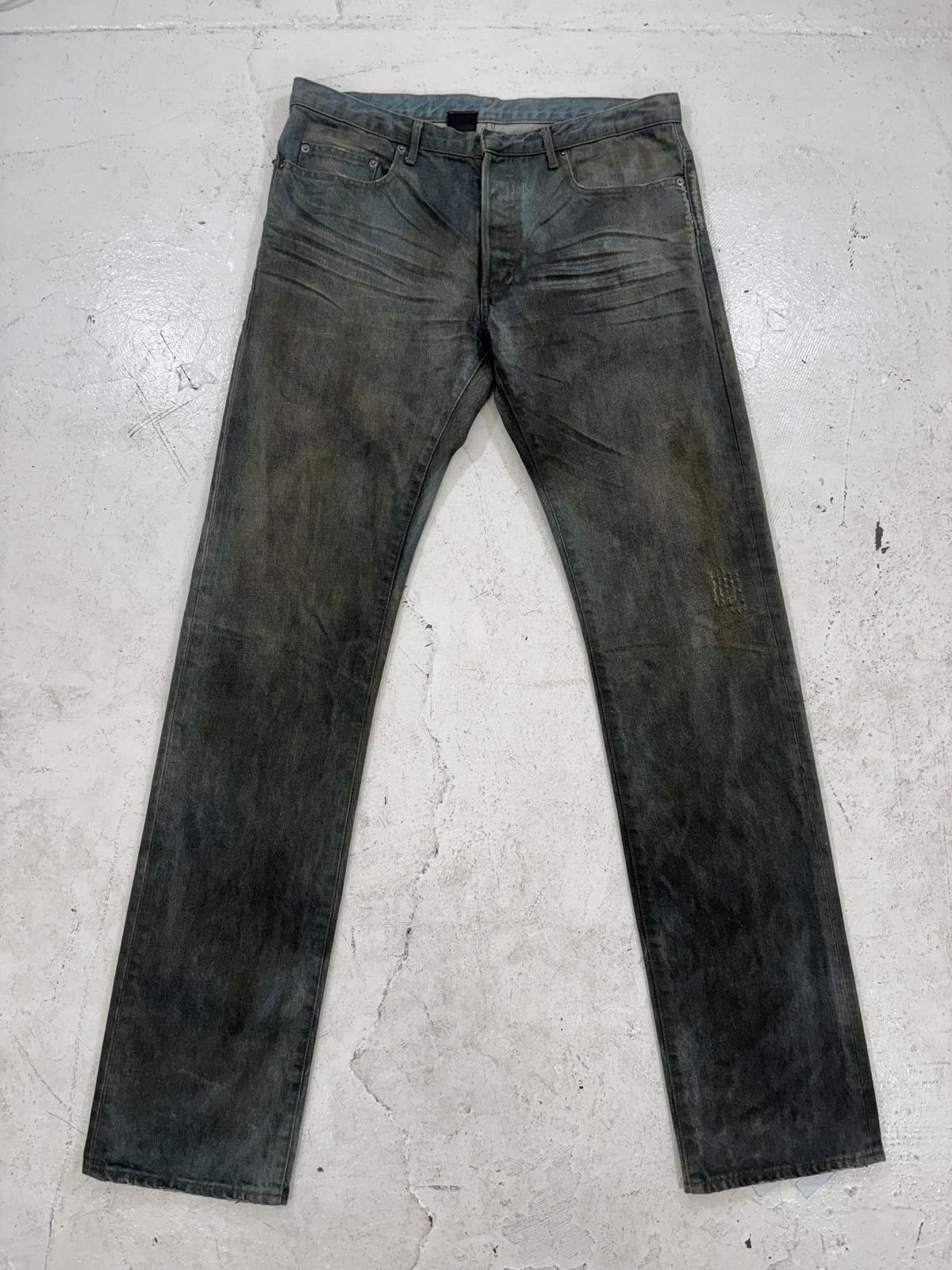 Dior Dior Homme Dirty Clair Clawmark Jeans Size US 36 / EU 52 - 1 Thumbnail