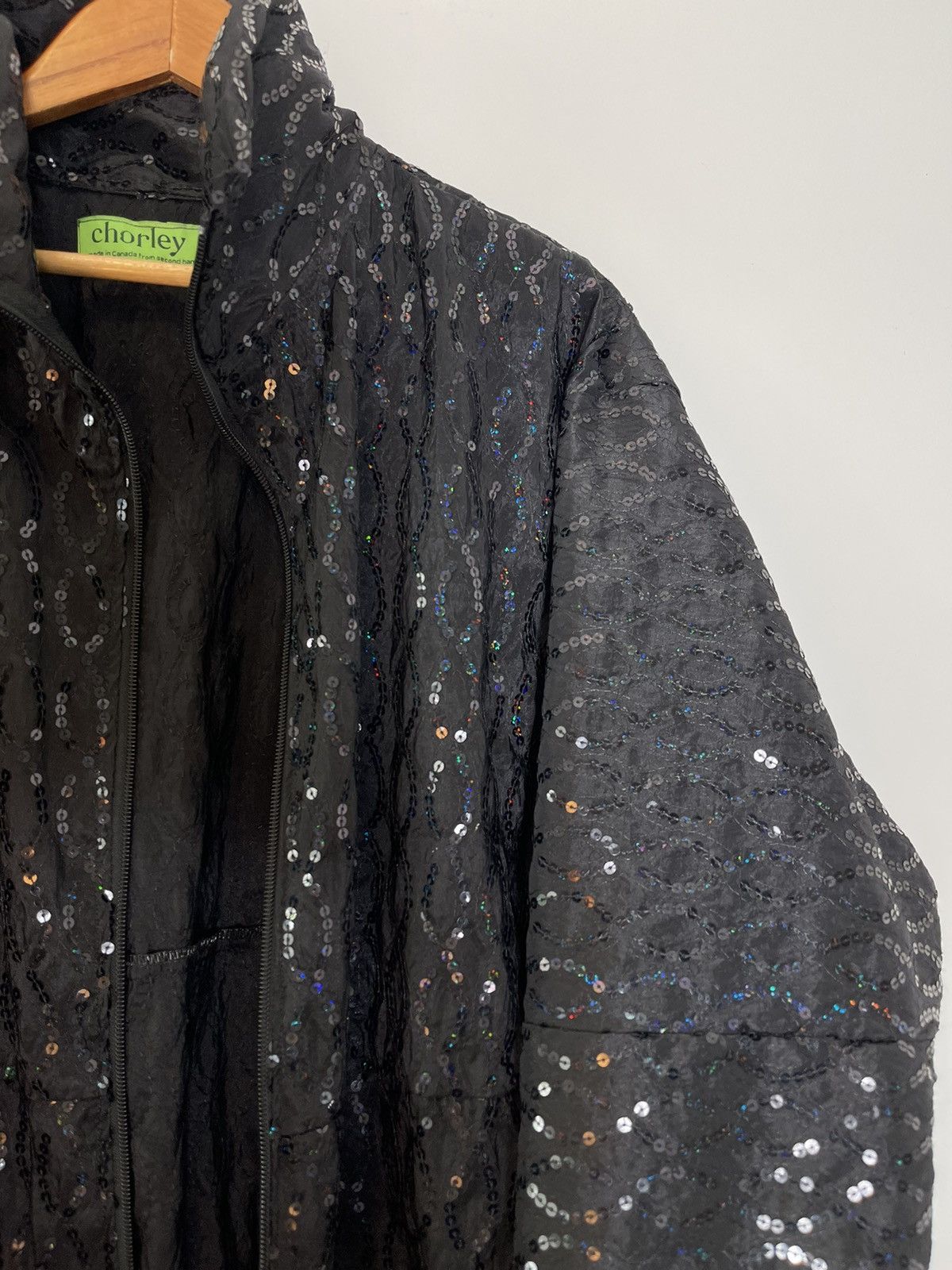 Chorley × Handmade Chorley Oversized AW Sequin Track Jacket Size US L / EU 52-54 / 3 - 2 Thumbnail