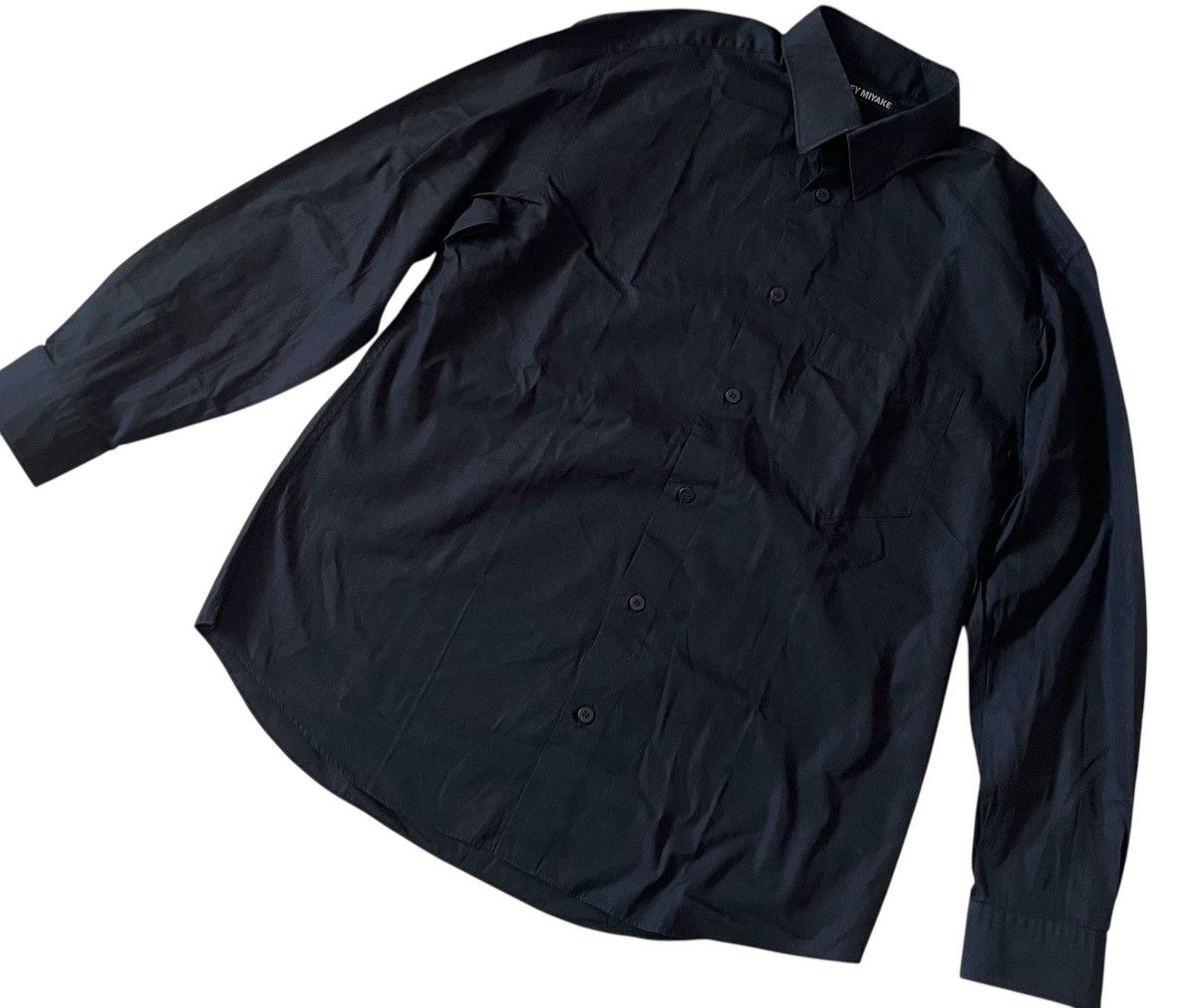 Issey Miyake Vintage issey miyake classic regular black button up shirt Size US M / EU 48-50 / 2 - 5 Thumbnail