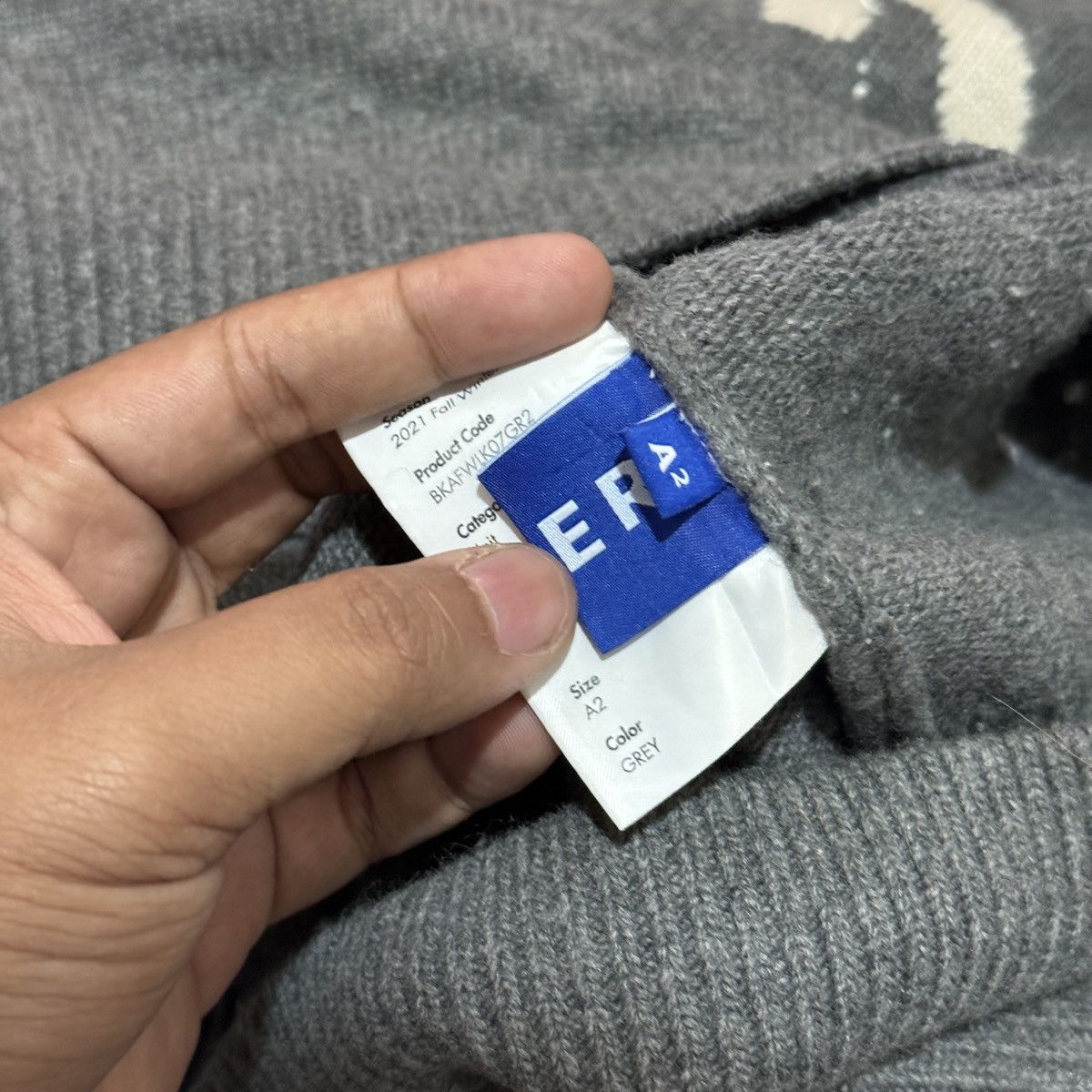Ader Error Ader Error Admore knit Grey Size US L / EU 52-54 / 3 - 5 Thumbnail