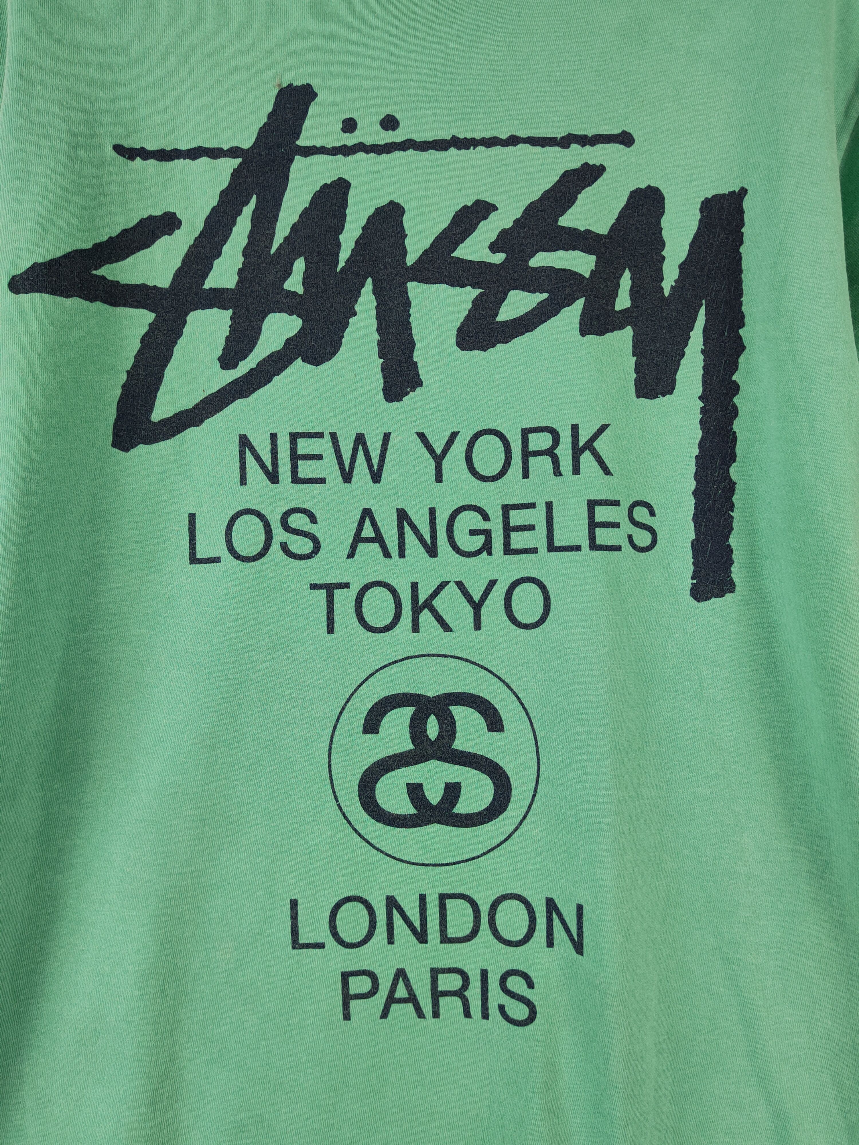 Stussy DL Stussy Turquoise Short Sleeve T-shirt #1452 Size US S / EU 44-46 / 1 - 2 Thumbnail