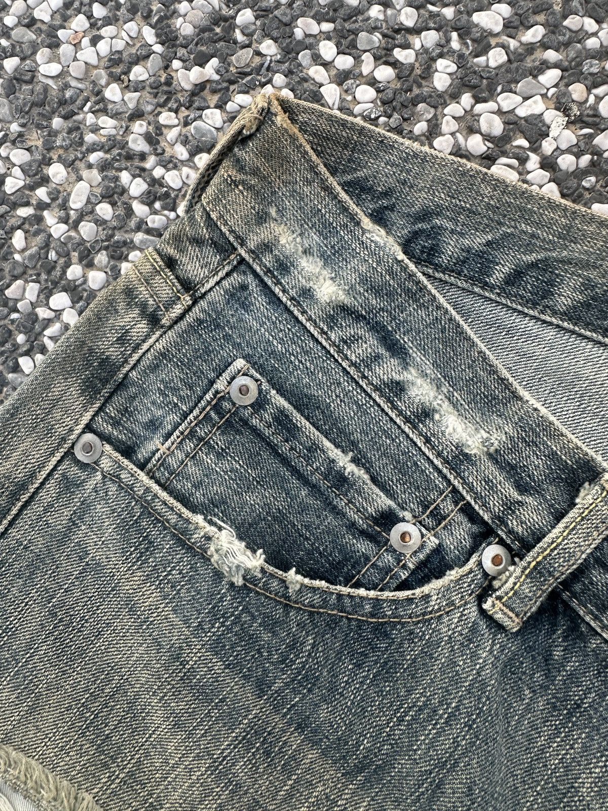 The Viridi-anne Distressed The Viridi-Anne x Monochrome Denim Jeans Size US 33 - 8 Thumbnail