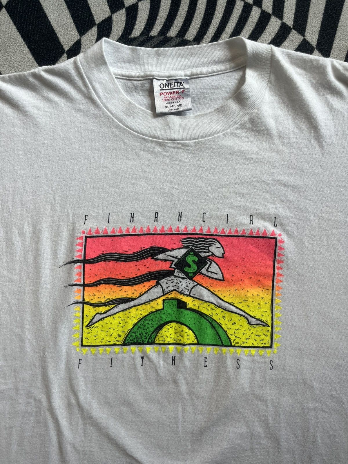 Arts & Science Vintage FINANCIAL FITNESS U.S BANK 90’s Tshirt Size US XL / EU 56 / 4 - 6 Thumbnail