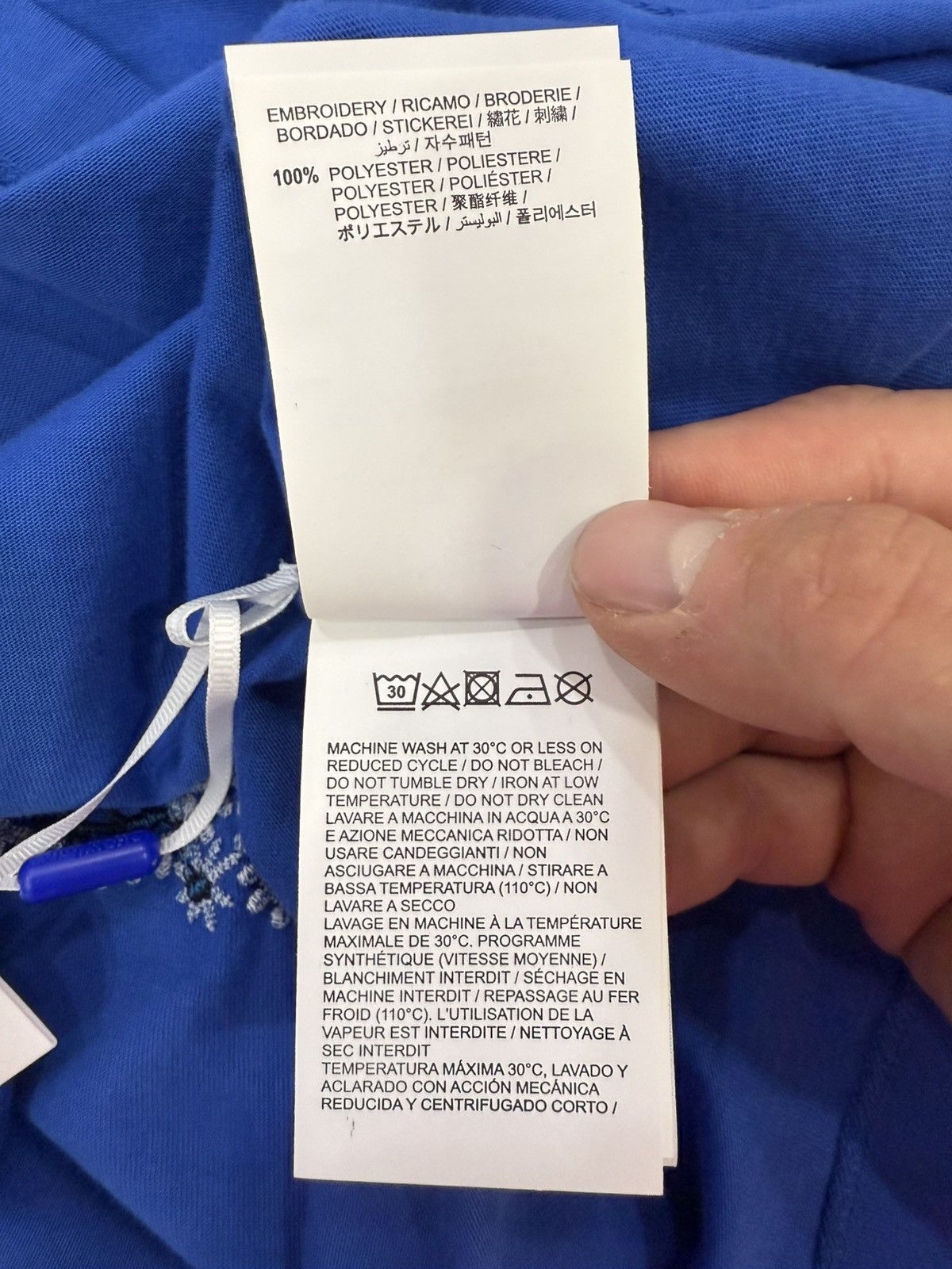 Off-White Off-White Blue Paisley Shirt Size US S / EU 44-46 / 1 - 10 Thumbnail