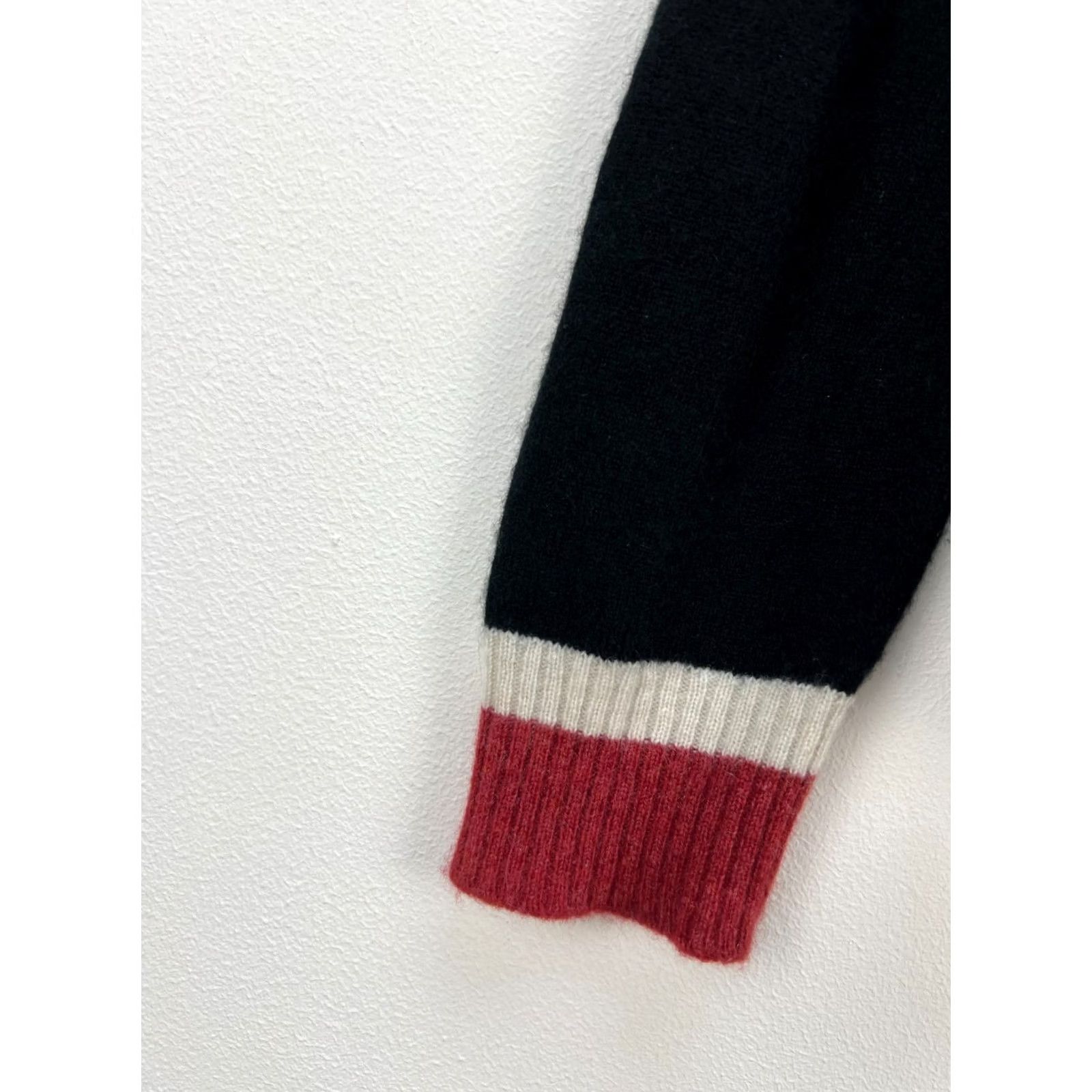Vintage Brora Cardigan Sweater Brora Black Cashmere Button Crew Neck Women M Regular Size M/L Size M / US 6-8 / IT 42-44 - 4 Thumbnail