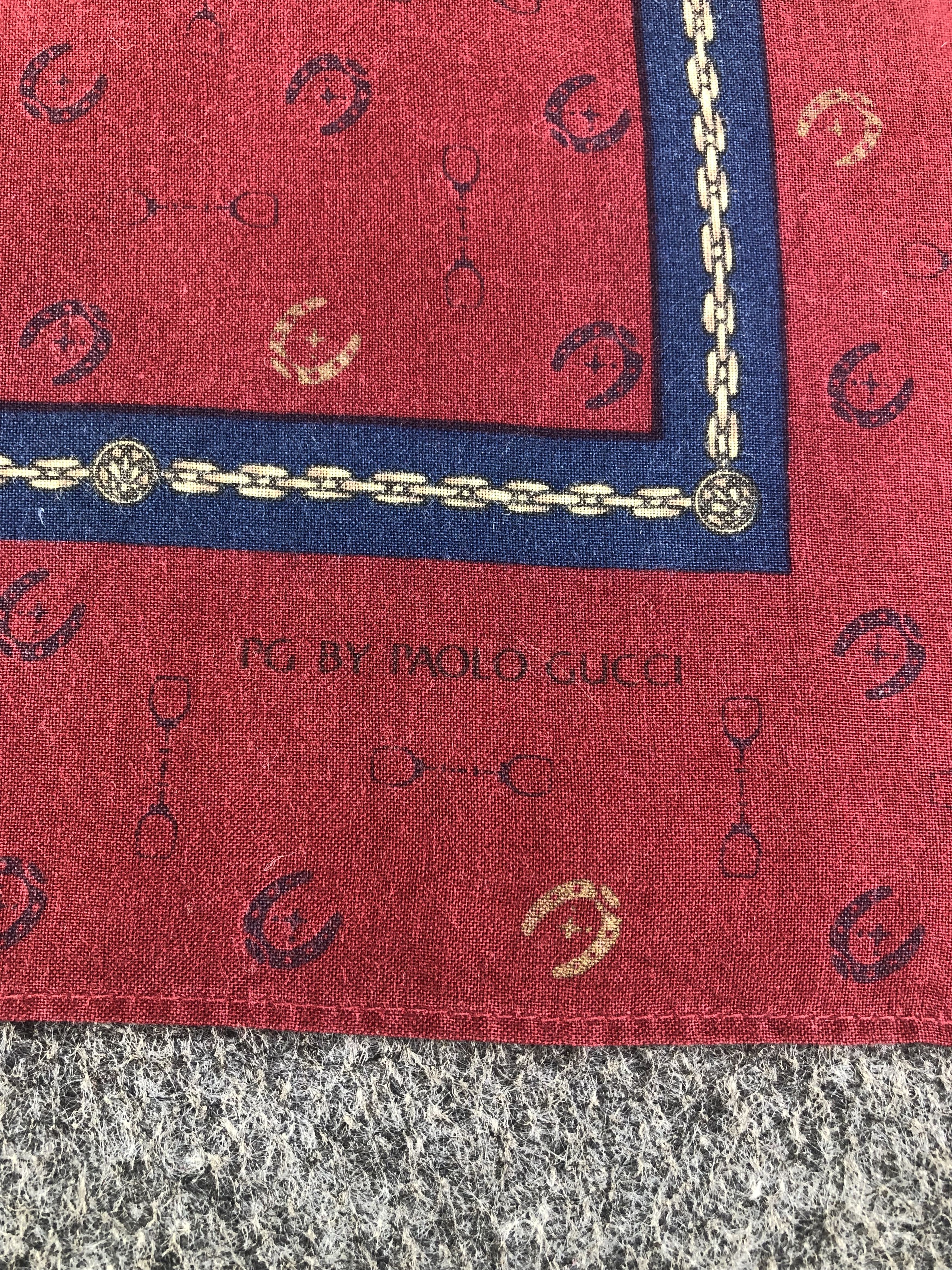 Paolo Gucci Paolo Gucci Handkerchief / Bandana / Neckerchief Size ONE SIZE - 5 Thumbnail
