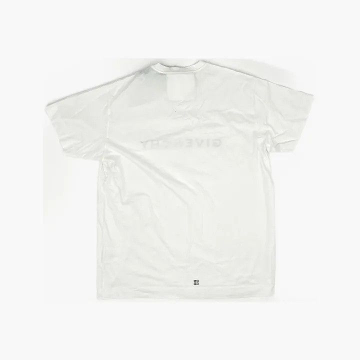 Givenchy Givenchy Givenchy FW22 White Logo TShirt for Men -2507 Size US XXL / EU 58 / 5 - 3 Thumbnail
