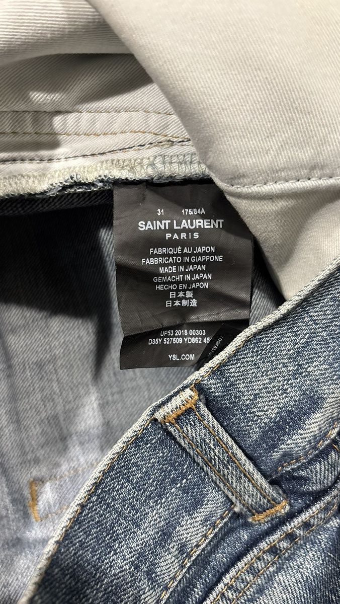 Saint Laurent Paris Saint Laurent Paris D02 Denim Size US 32 / EU 48 - 15 Thumbnail