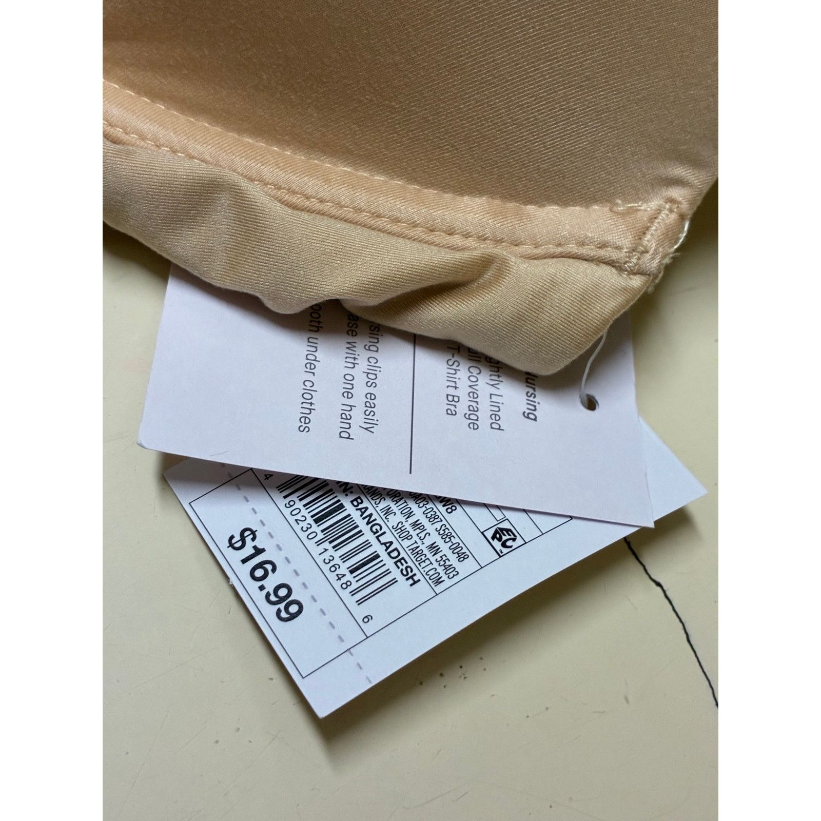 The Unbranded Brand Women's Demi T-Shirt Push-Up Bra - Auden Pearl Tan 40C Size ONE SIZE - 4 Thumbnail