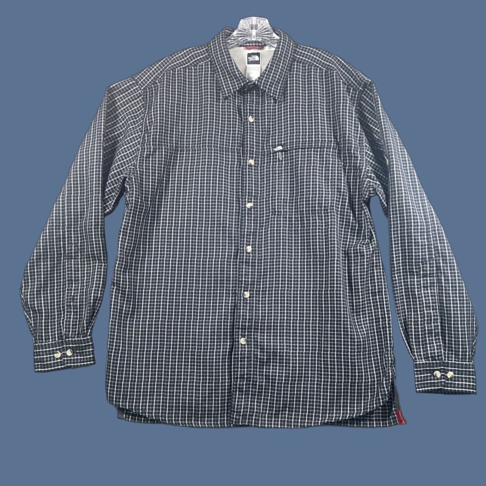 The North Face The North Face Shirt Mens M Multicolor Windowpane Check Travel Hiking Button-Up Pocket Size US M / EU 48-50 / 2 - 1 Thumbnail