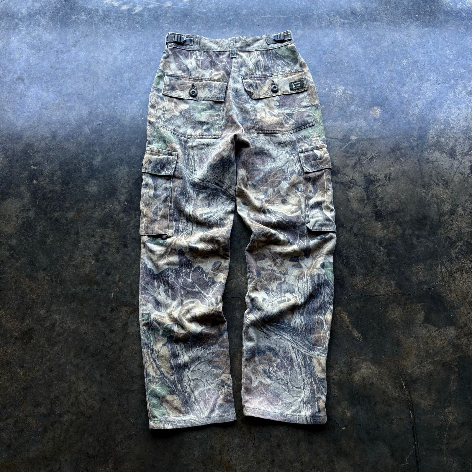 Realtree Vintage 90s Super Faded USA Made Tree Camo Pants Size US 26 / EU 42 - 1 Thumbnail