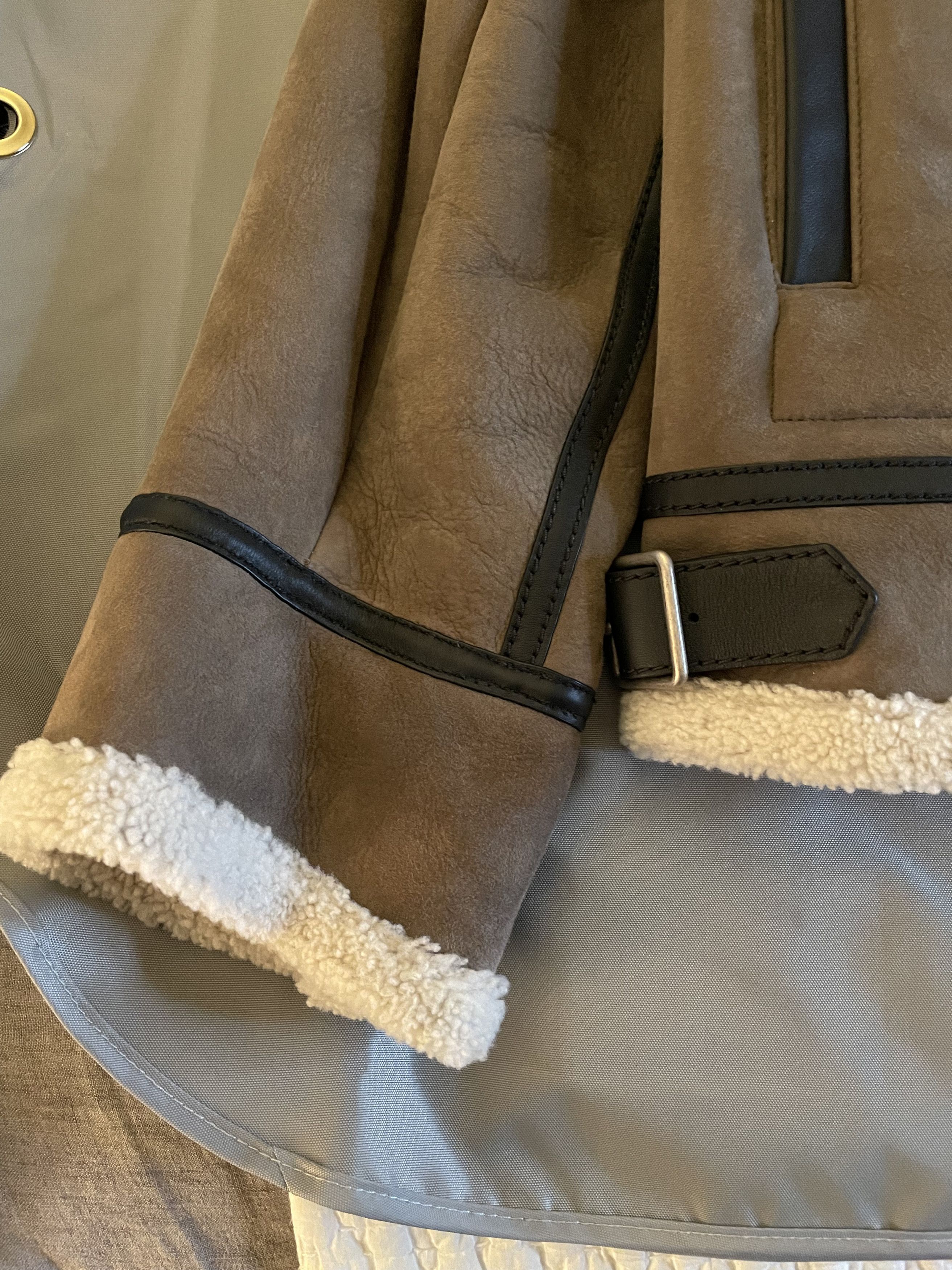 Loewe Coveted Rare $7,000 w/tax Suede Shearling Aviator Jacket Size US M / EU 48-50 / 2 - 20 Thumbnail