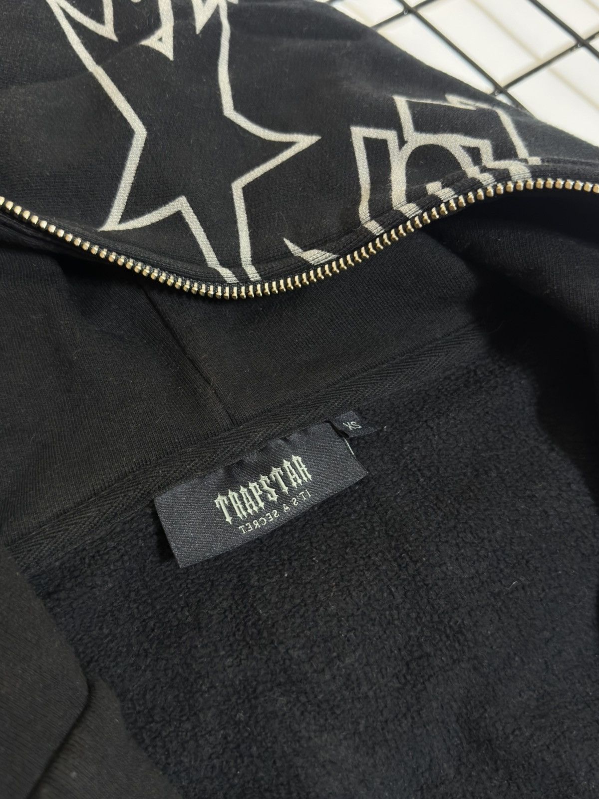 Trapstar London Trapstar London All Over Star Full-Zip Hoodie Black/Grey Size US XS / EU 42 / 0 - 6 Thumbnail