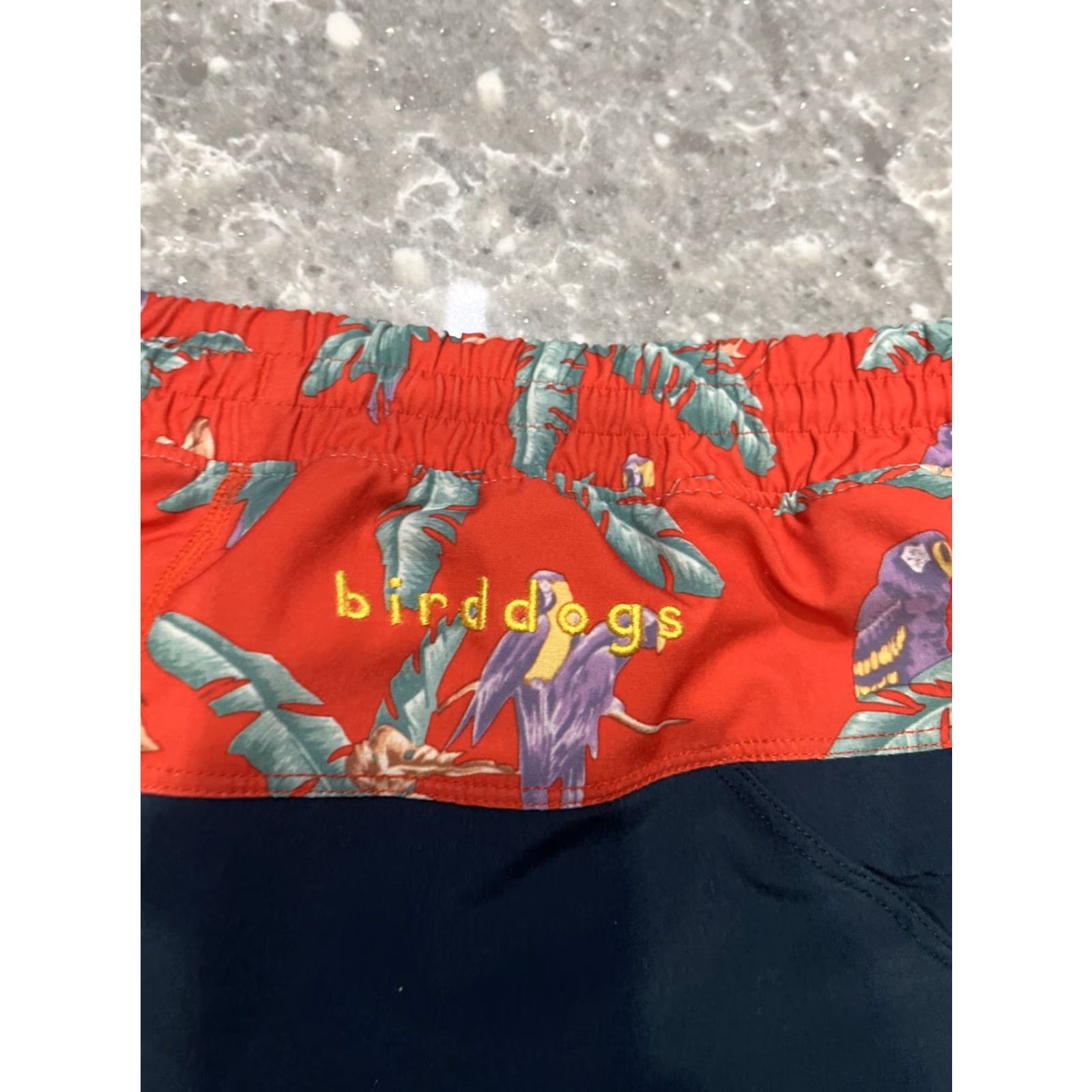 Vintage birddogs 8" Regular Gym Shorts blue parrot sz XXL - Men - Regular - Athletic - Parrothead - Lined Size US 39 - 3 Thumbnail