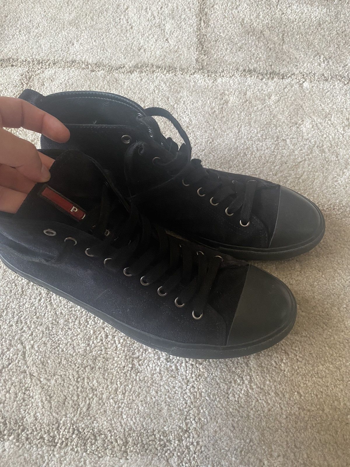 Prada Prada Classic High Top Sneakers Size US 8 / EU 41 - 3 Thumbnail