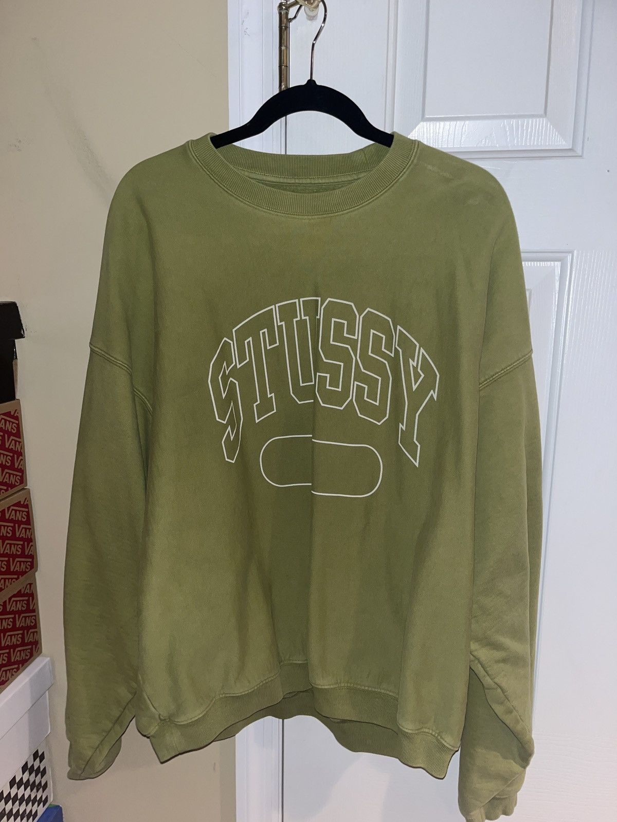 Stussy Stussy Varsity Oversized Crewneck Size US XL / EU 56 / 4 - 1 Thumbnail
