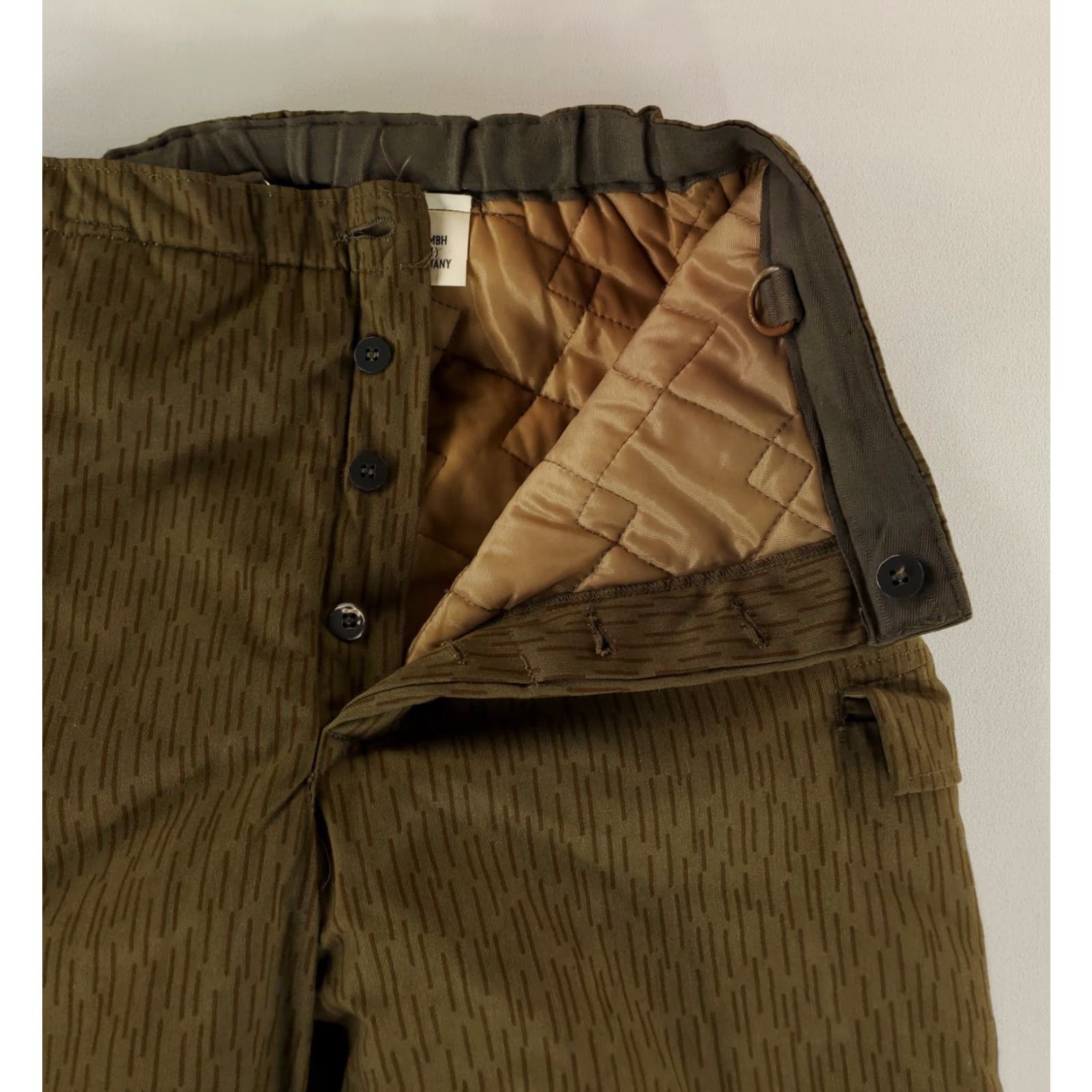 GmbH Sturm Handels GMBH Pants Insulated Camo Green Mens 34x28 Actual Regular Men Inseam 28 Military Pants Size US 34 / EU 50 - 4 Thumbnail