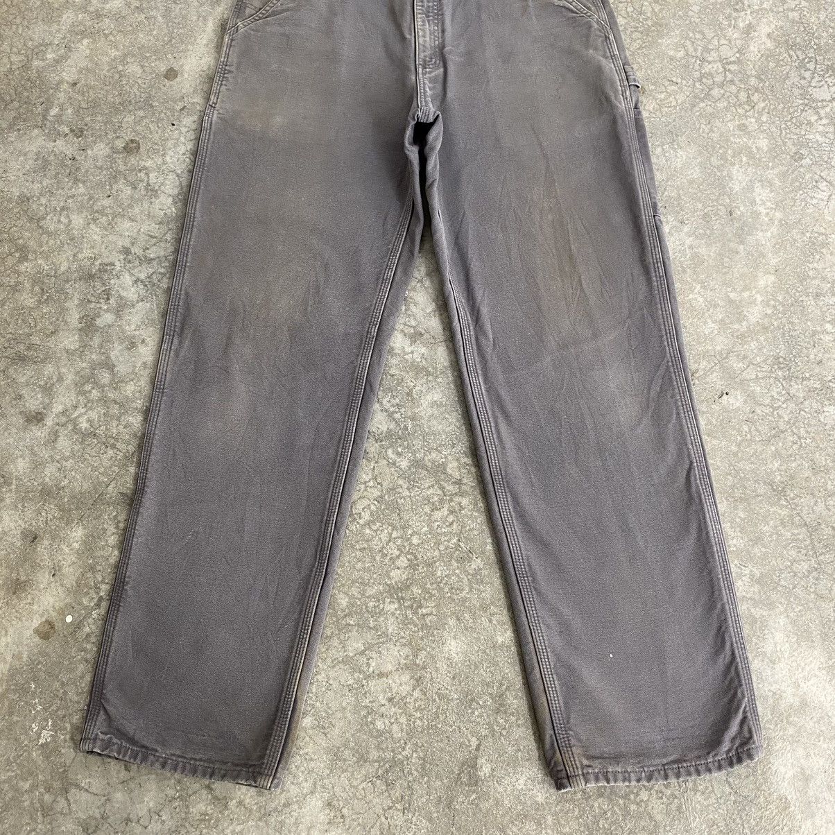 Carhartt Vintage Carhartt Blanket Lined Gravel Grey Carpenter Pants Size US 34 / EU 50 - 4 Thumbnail