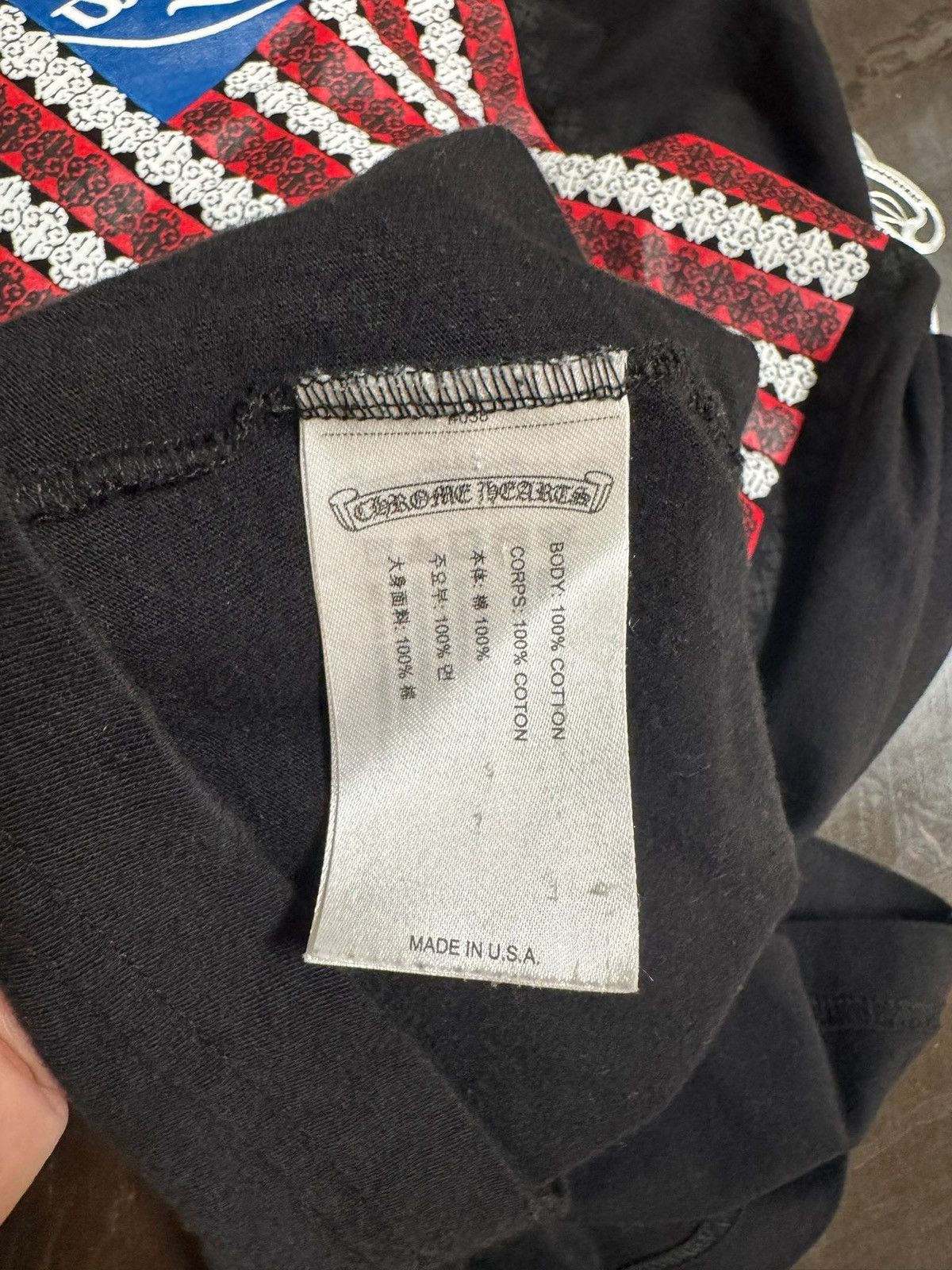 Chrome Hearts Chrome hearts american flag tee Size US L / EU 52-54 / 3 - 9 Thumbnail