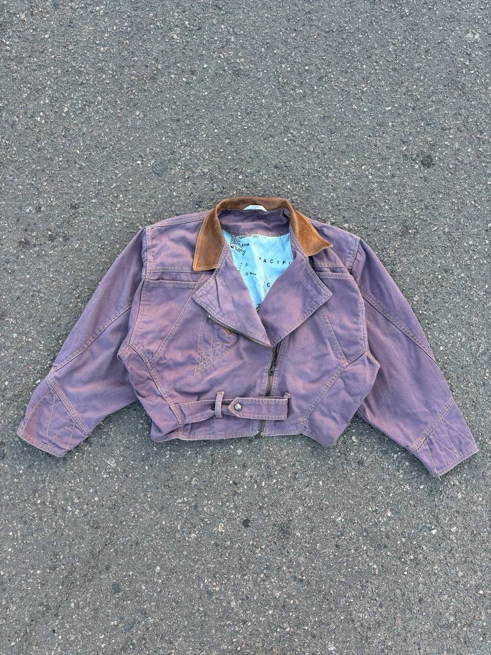 Japanese Brand × Vintage Vintage Y2K Batwing Cropped Motorcycle Avantgarde Jacket Size M / US 6-8 / IT 42-44 - 5 Thumbnail