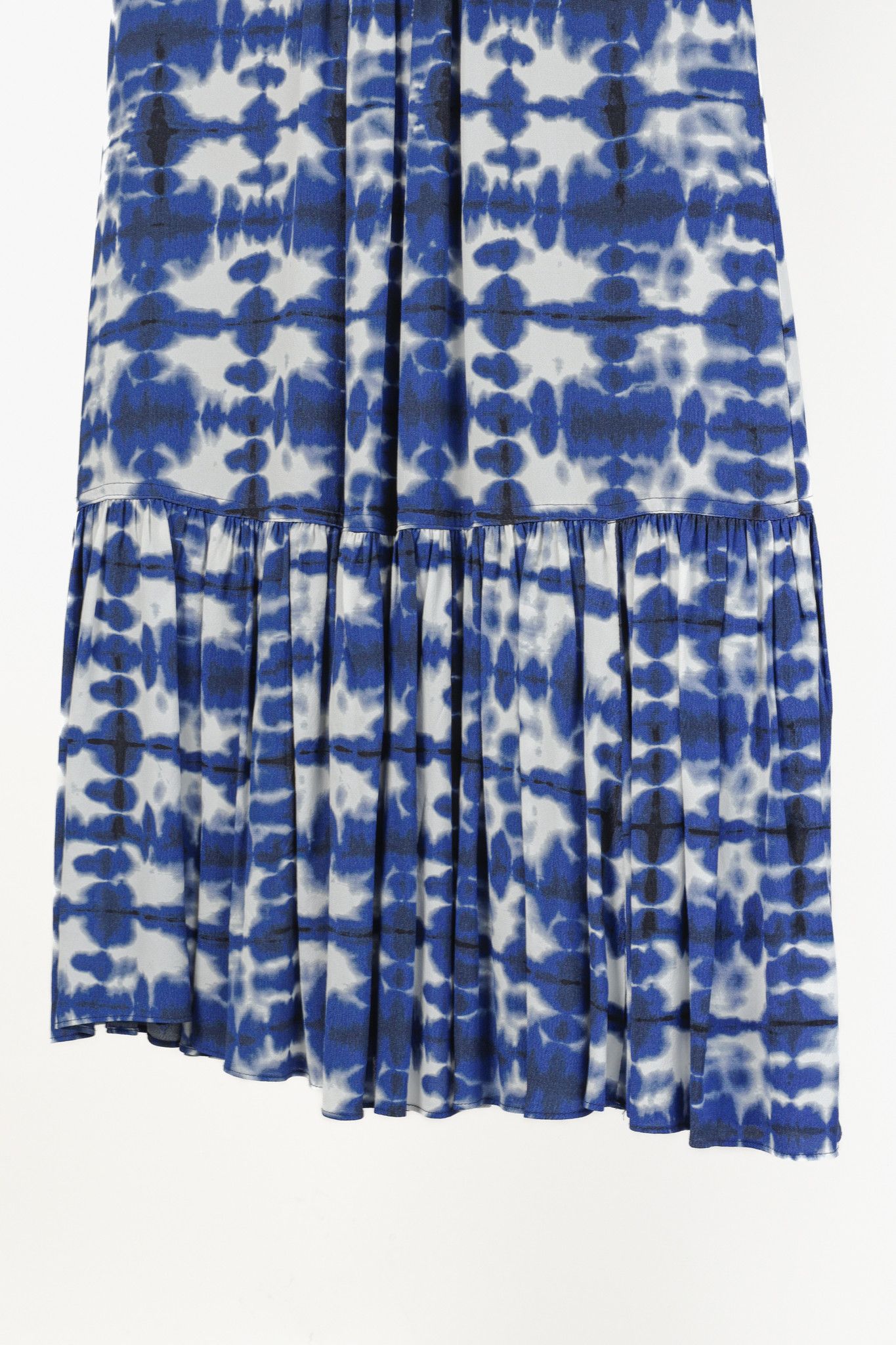 Proenza Schouler Proenza Schouler Blue & White Tie-Dye Crepe Dress Size XS / US 0-2 / IT 36-38 - 7 Thumbnail